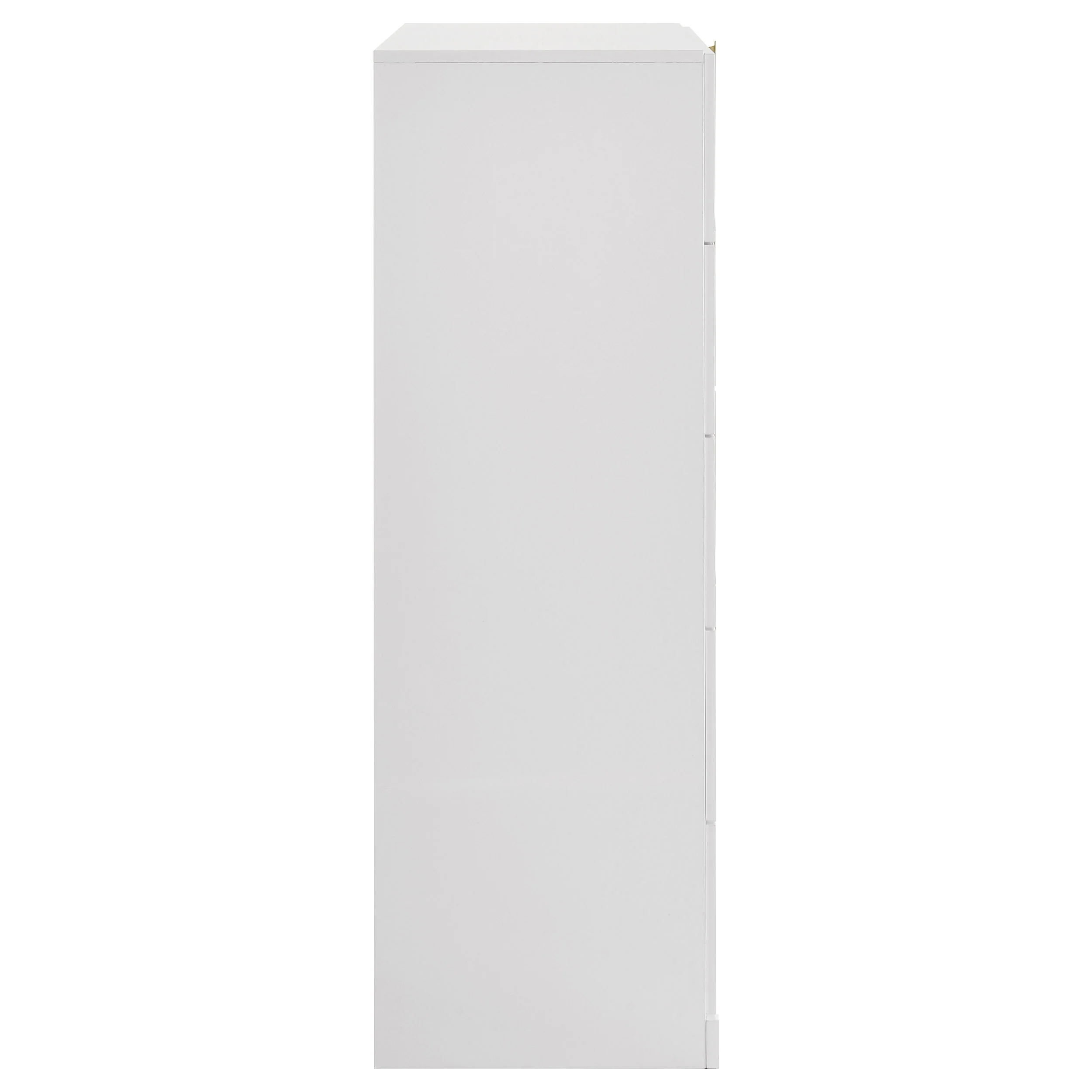 Ines 5-Drawer Chest of Drawers White High Gloss - Image 6