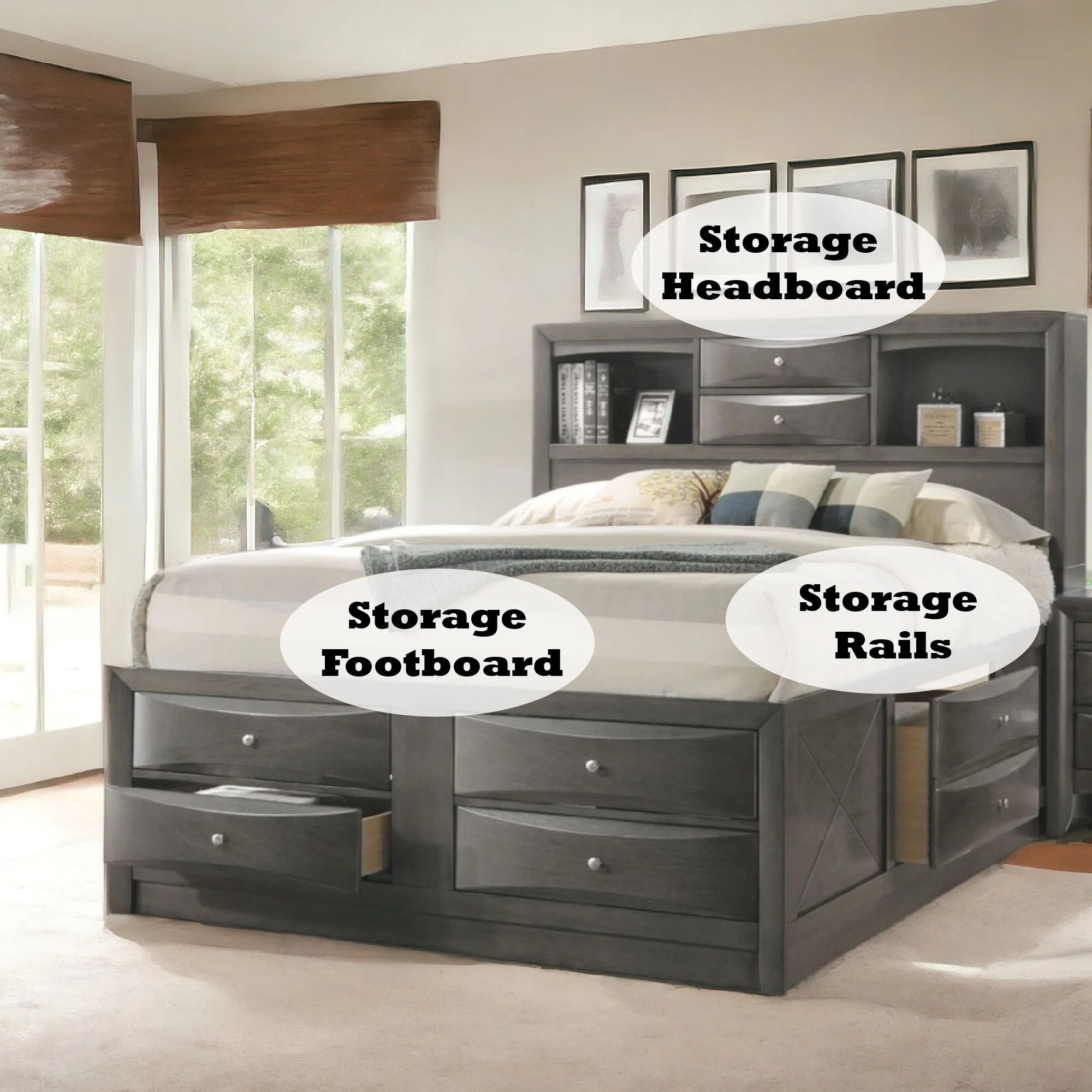 Ireland - Bed With Storage - Image 4