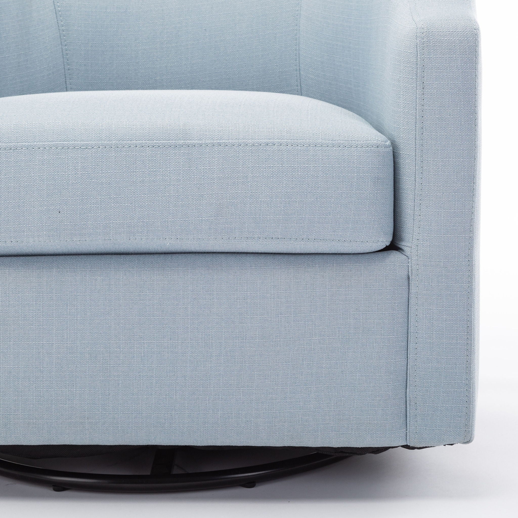 Isabelle - Swivel Glider Barrel Chair - Image 4