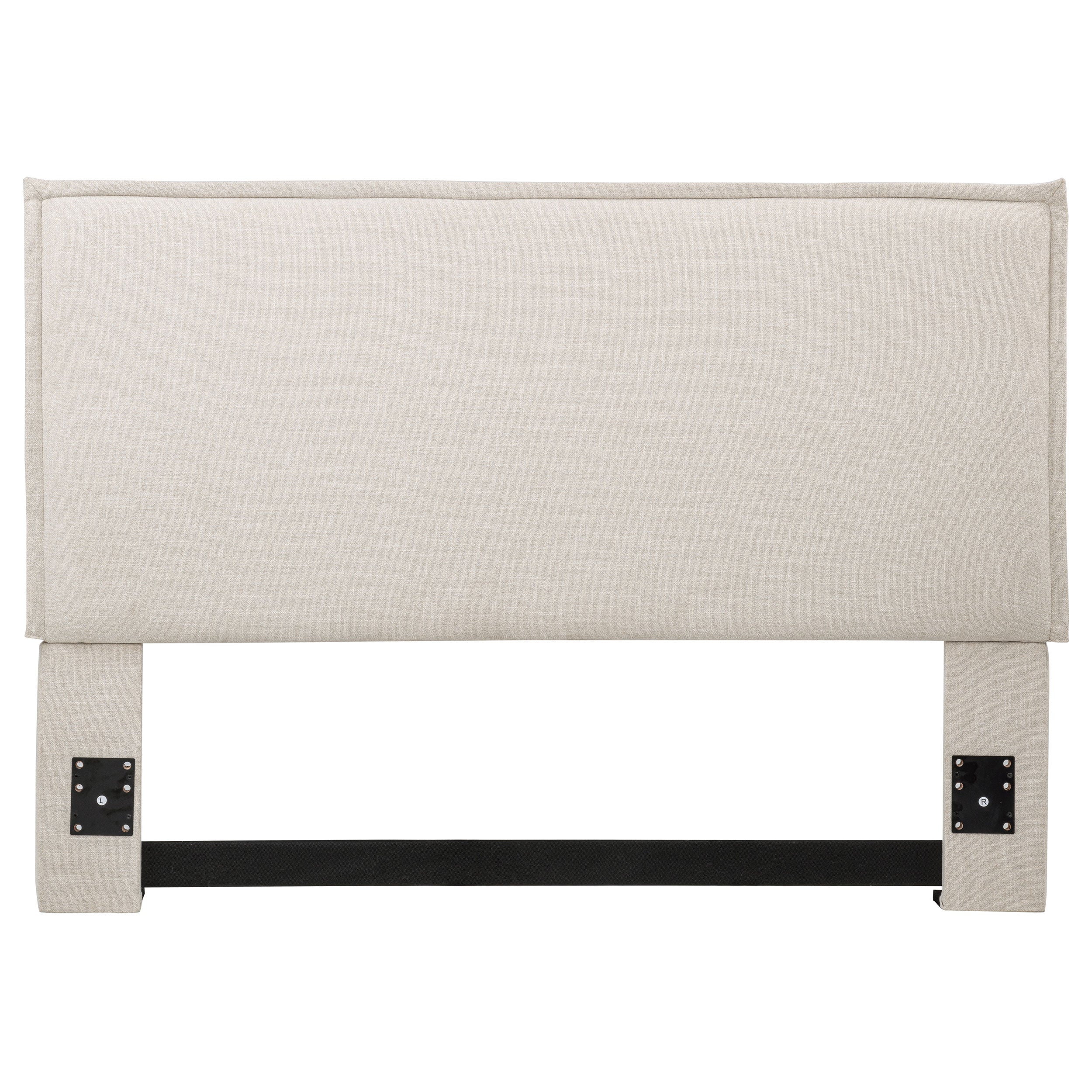 Izzy Upholstered Queen or Full Panel Headboard Sand - Image 5
