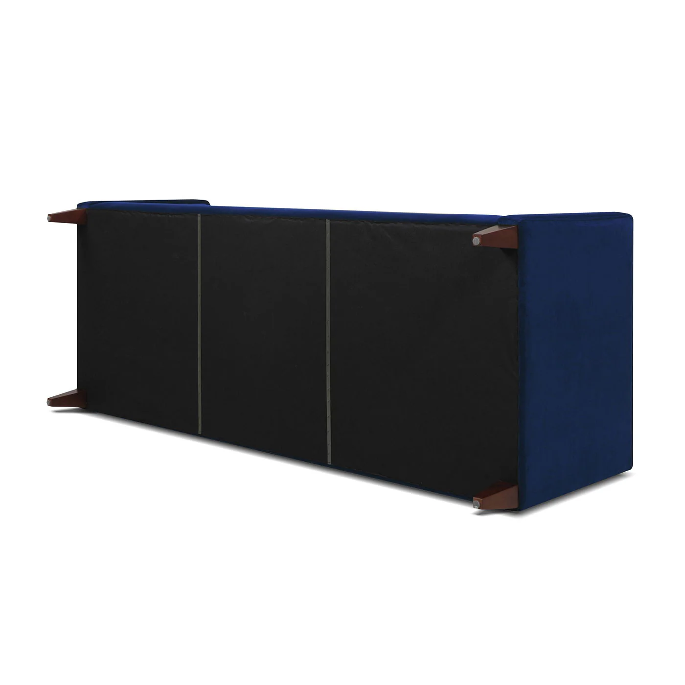 Jack - Modern Tuxedo Tufted Sofa - Navy Blue - Image 5