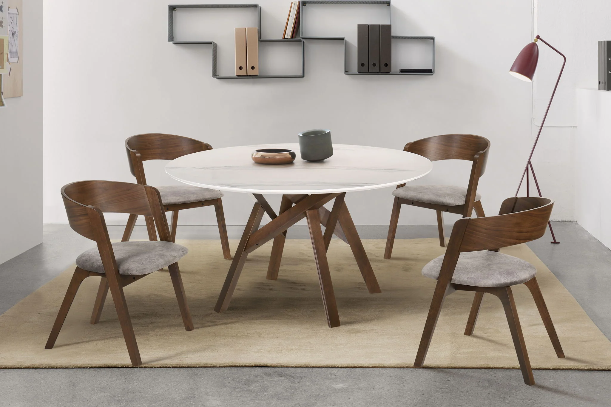Jackie - Mid-Century Upholstered Dining Chairs (Set of 2) - Image 7