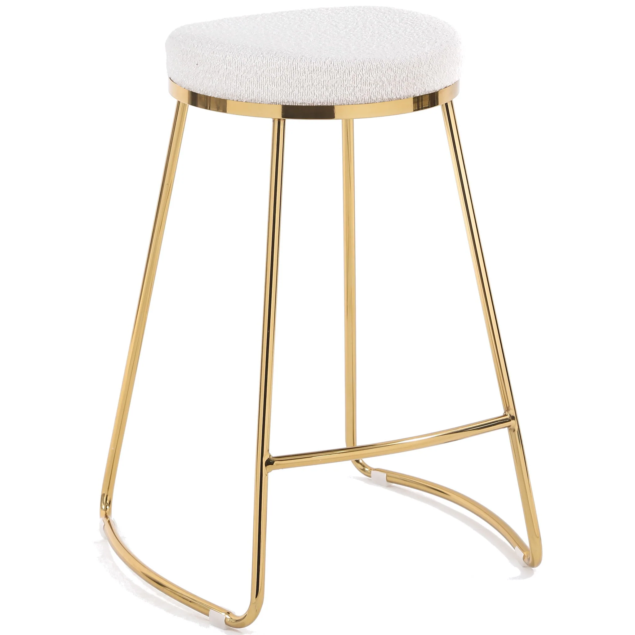 Jane - 26" Mid-Century Modern Luxury Upholstered Stool - Image 7