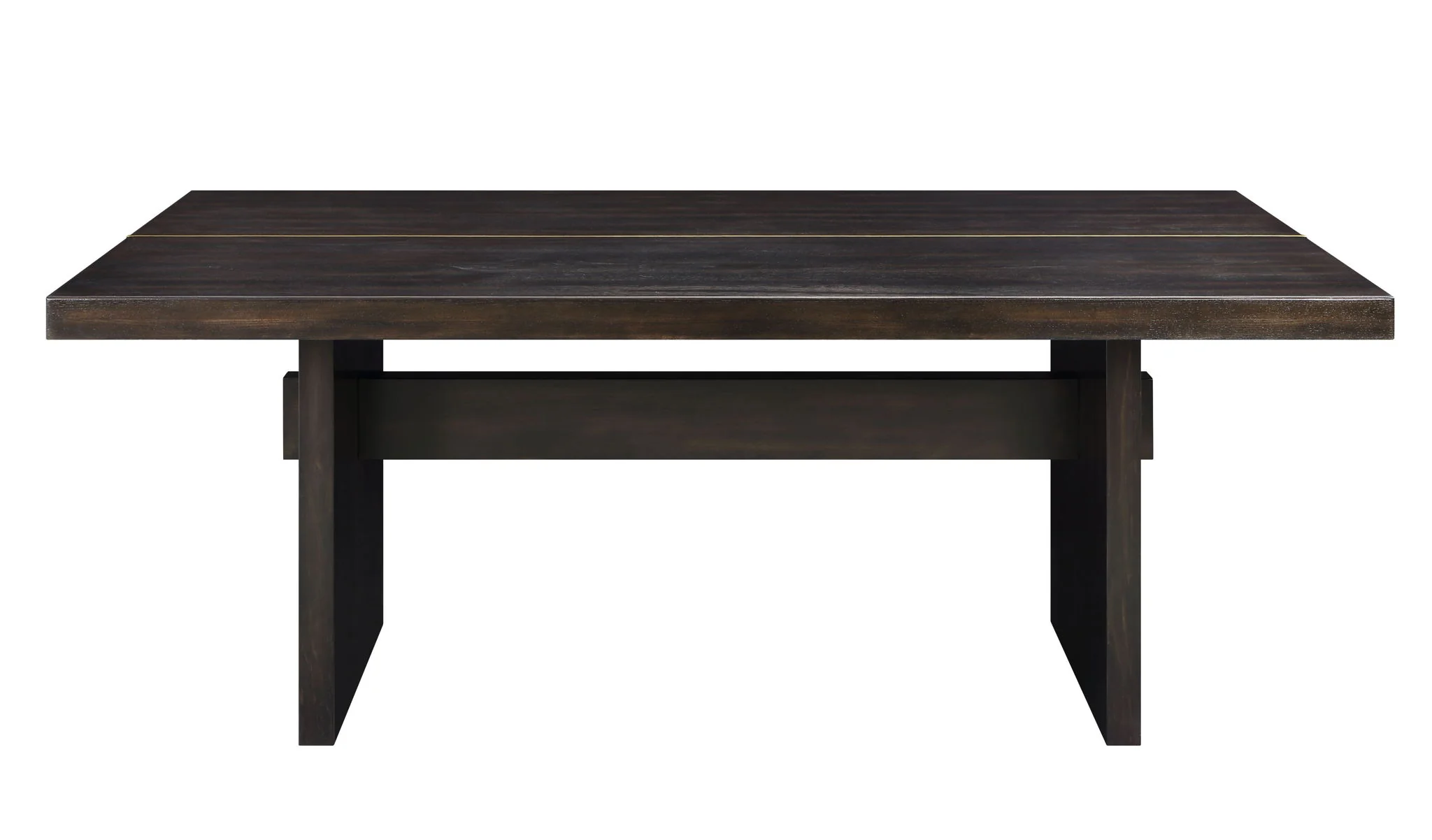 Jaramillo - Rustic Dining Table - Espresso / Gold - Image 2