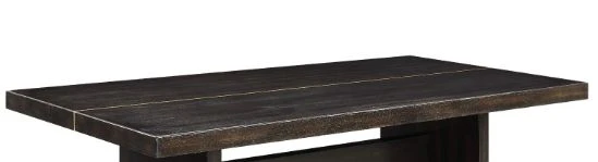 Jaramillo - Rustic Dining Table - Espresso / Gold - Image 6