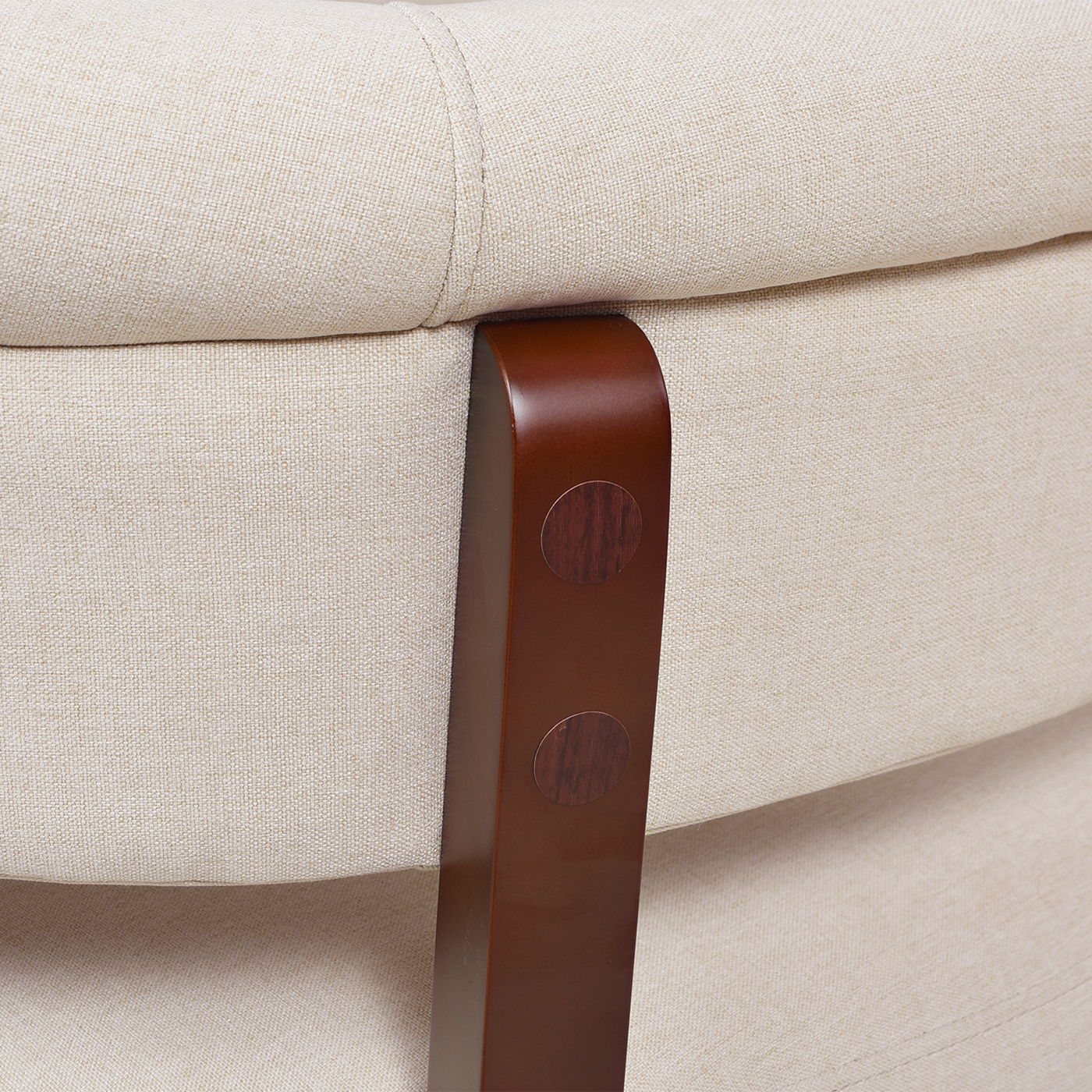 Jared - Versatile Roll Arm Tufted Bench Settee - Image 11