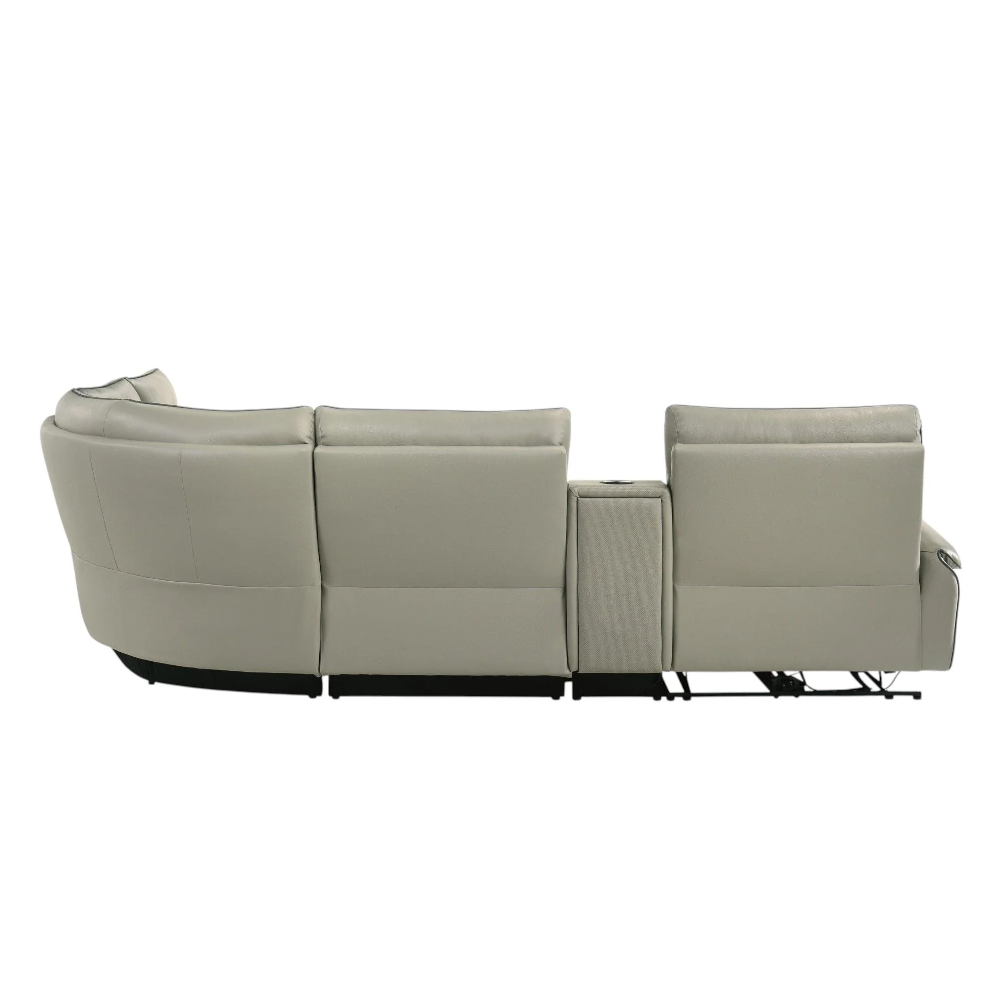 Jayke - Power Motion Sectional Sofa - Light Gray - Image 4