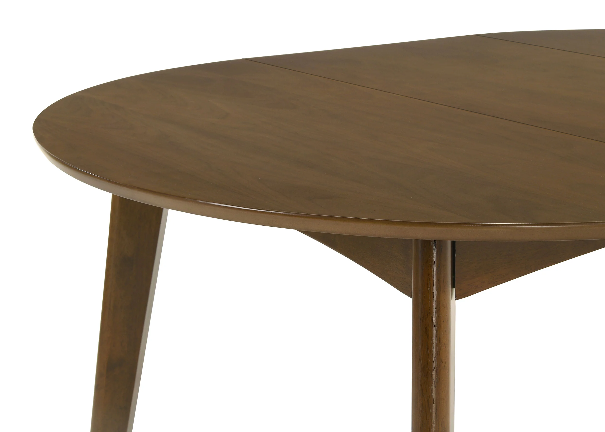 Jedda Oval 60-inch Extension Dining Table Dark Walnut - Image 3