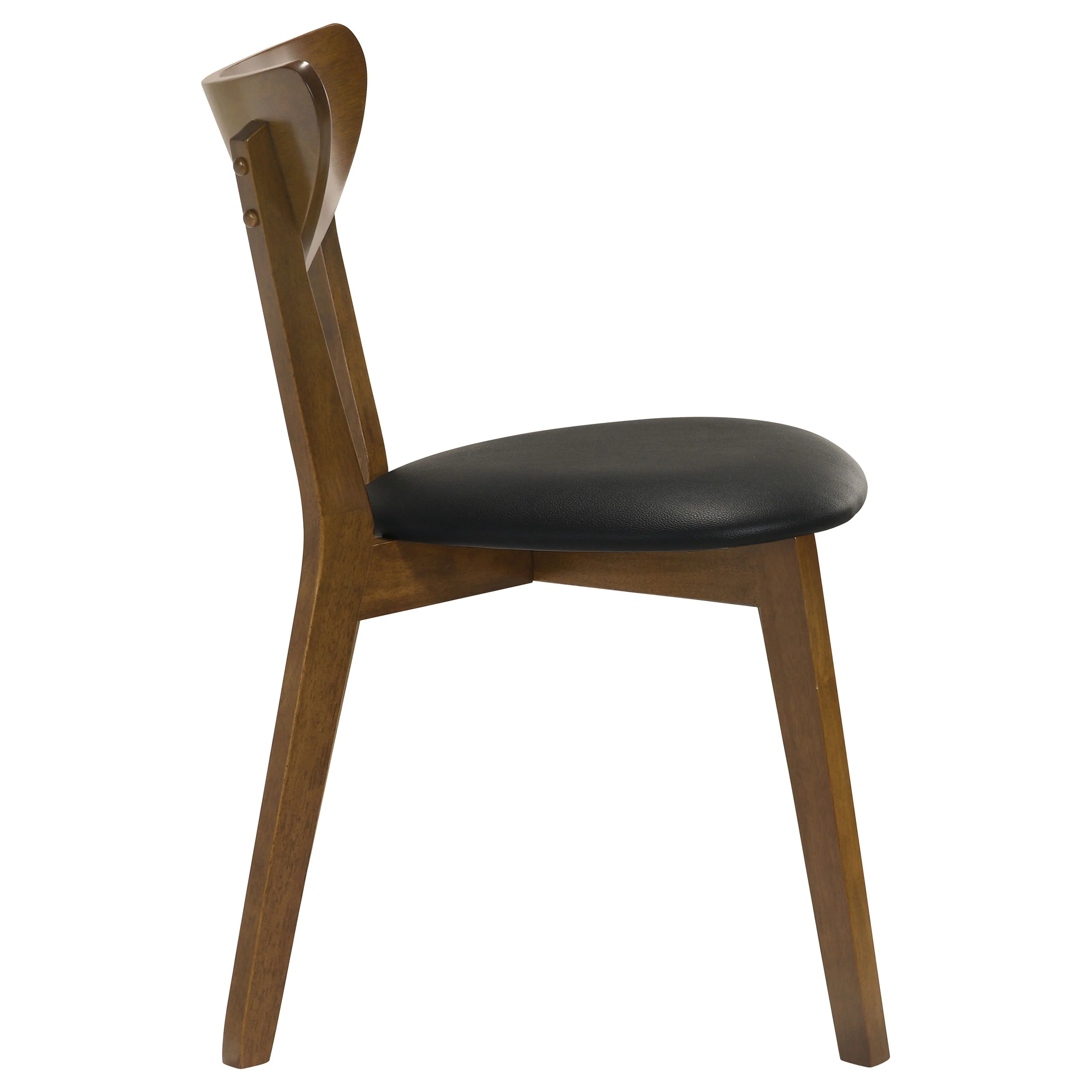 Jedda Wood Dining Side Chair Dark Walnut (Set of 2) - Image 6