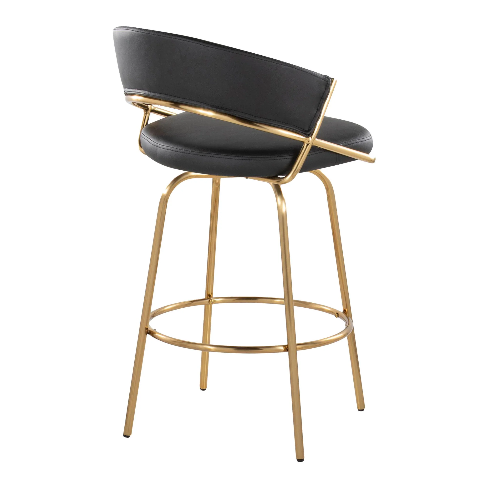 Jie - Glam Fixed Height Counter Stool (Set of 2) - Image 14