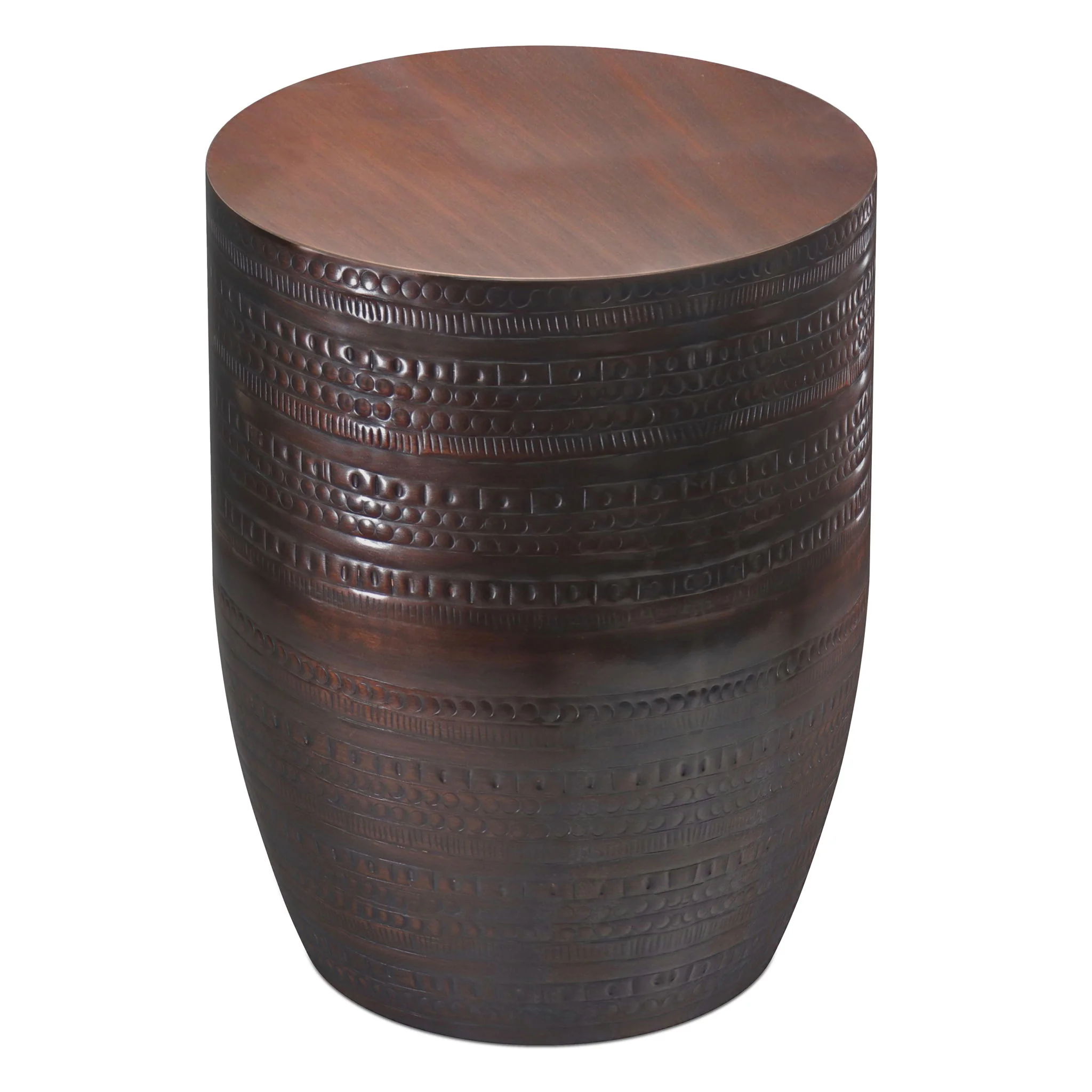 Johnsen - Handcrafted Large Metal Accent Table - Image 11