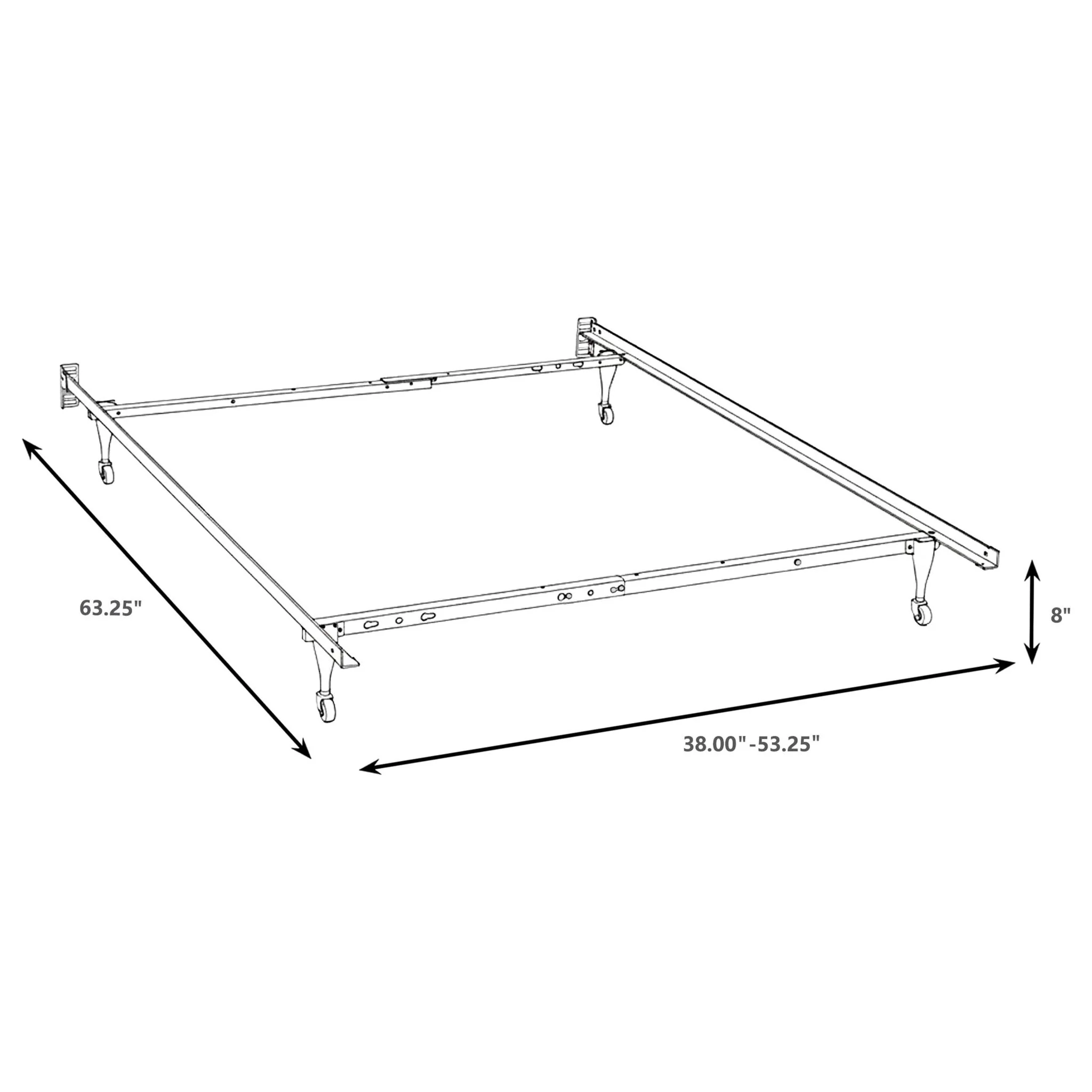 Julian - Twin / Full Bed Frame - Black - Image 3