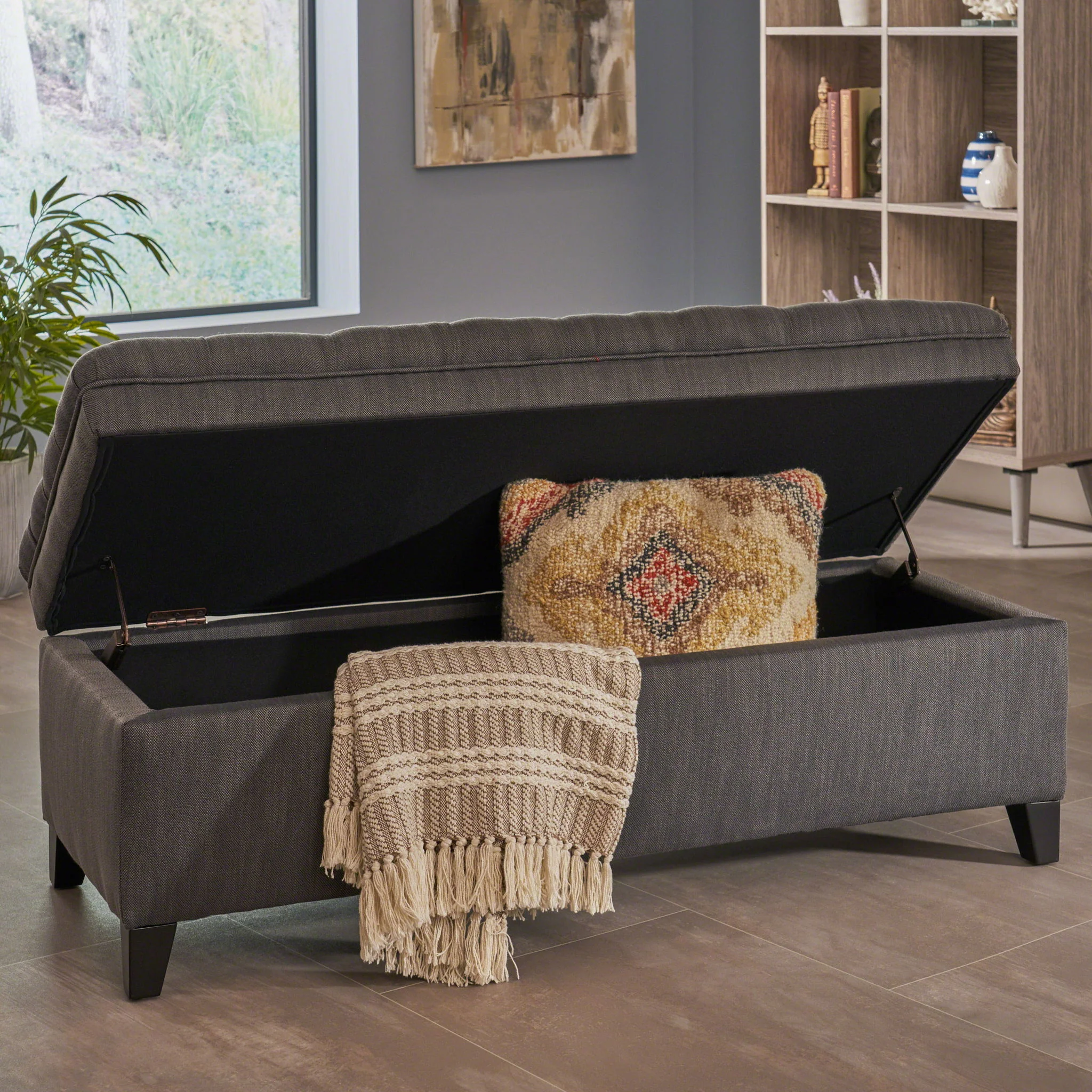 Juliana - Storage Ottoman With Birch Legs - Image 54