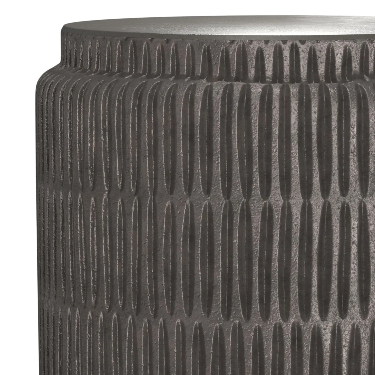 Juno - Cast Aluminum Side Table - Black - Image 4
