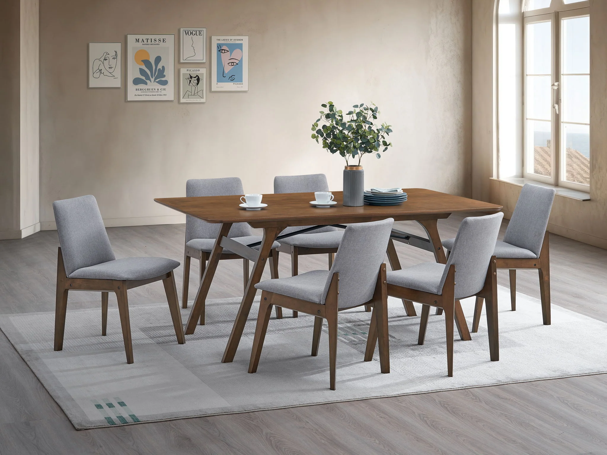 Kaela - Dining Table - Walnut - Image 3
