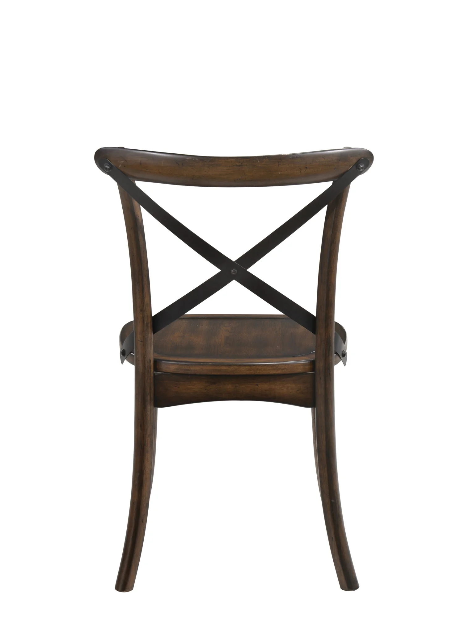 Kaelyn - Metal Side Chair (Set of 2) - Dark Oak - Image 4