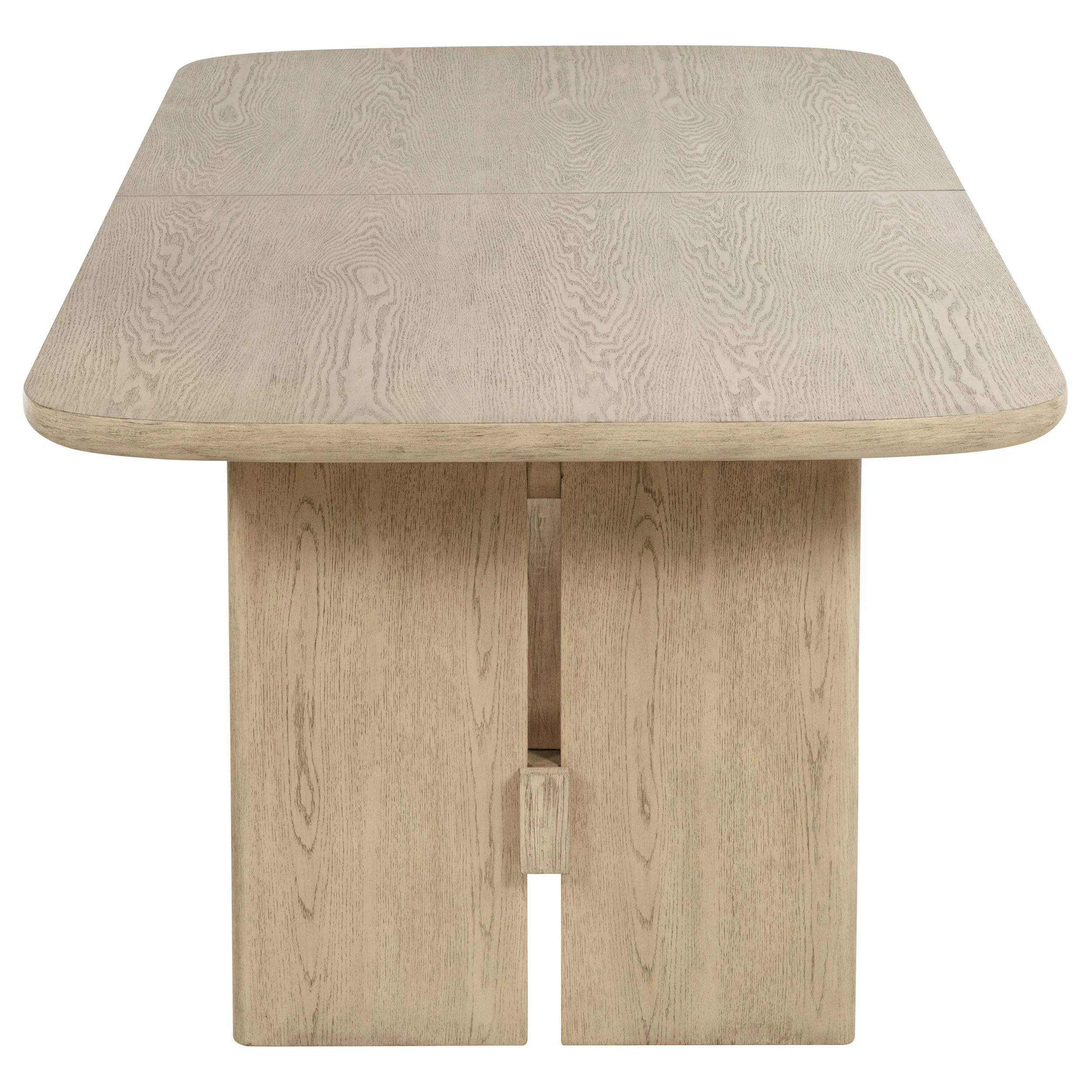 Kailani 110-inch Rectangular Dining Table, Beige Oak - Image 4