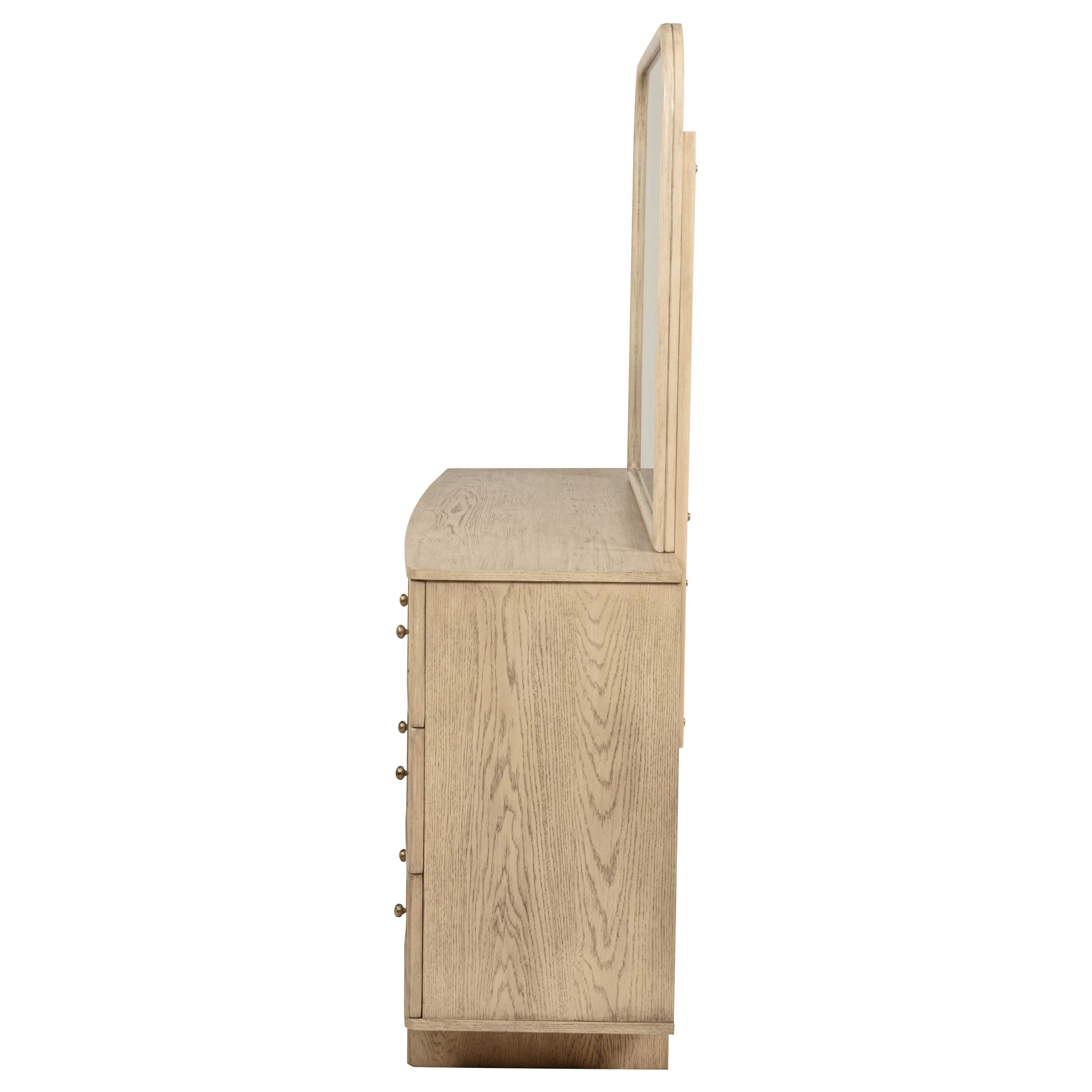 Kailani 9-Drawer Dresser and Mirror in Beige Oak - Image 2