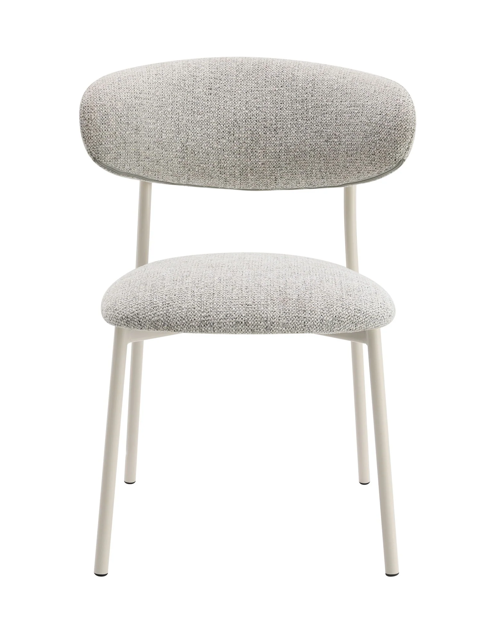 Kalam - Fabric Side Chair (Set of 2) - Light Gray - Image 3
