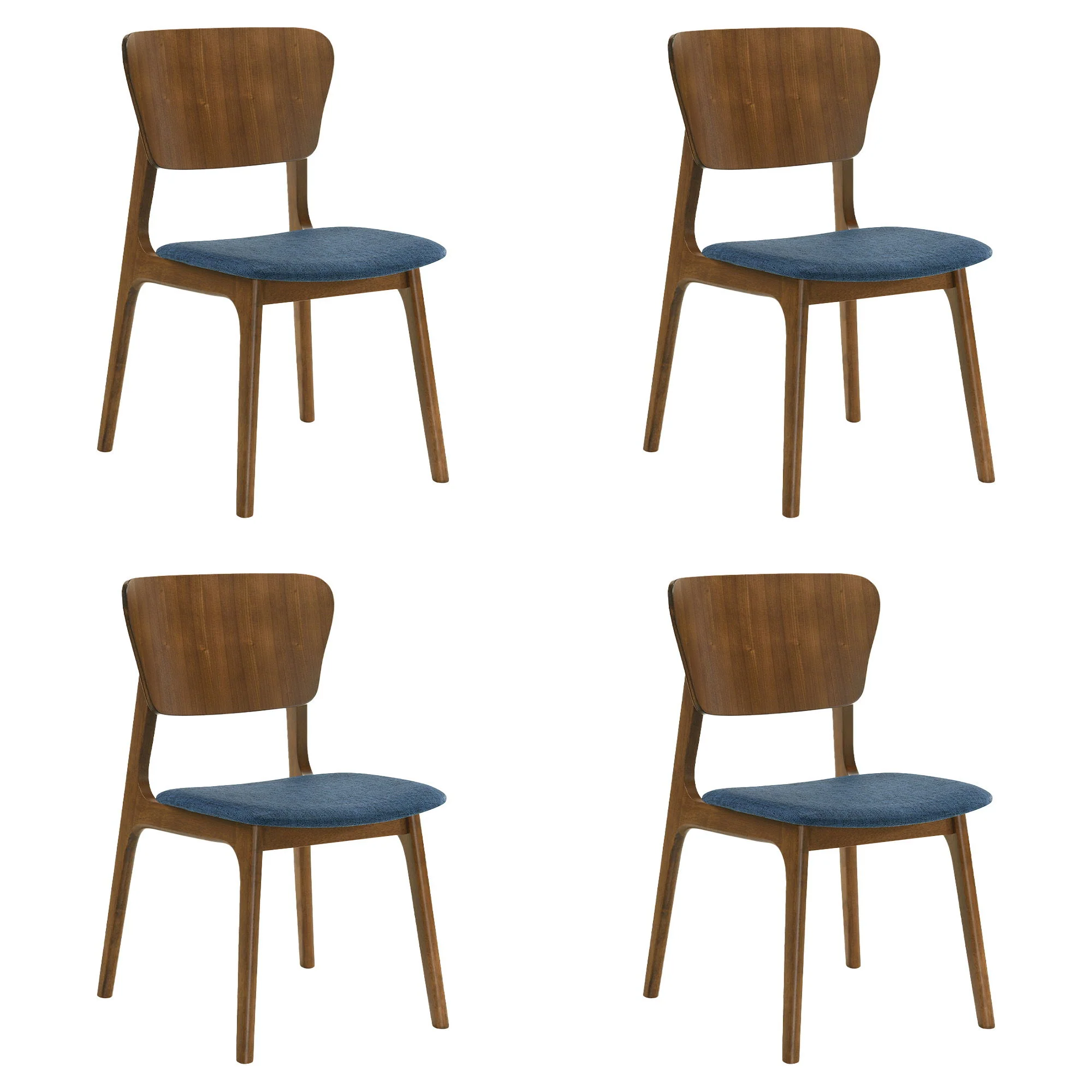 Kalia - Dining Chair With Walnut Frame - Image 4