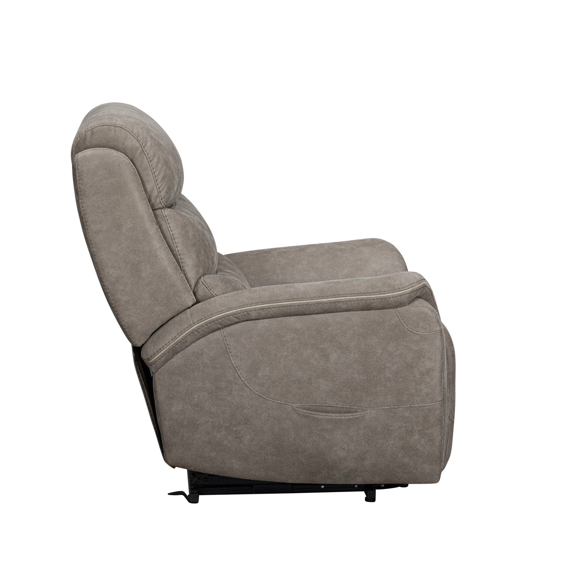 Kamari - Power Lift Recliner With Heat & Massage - Gray - Image 2