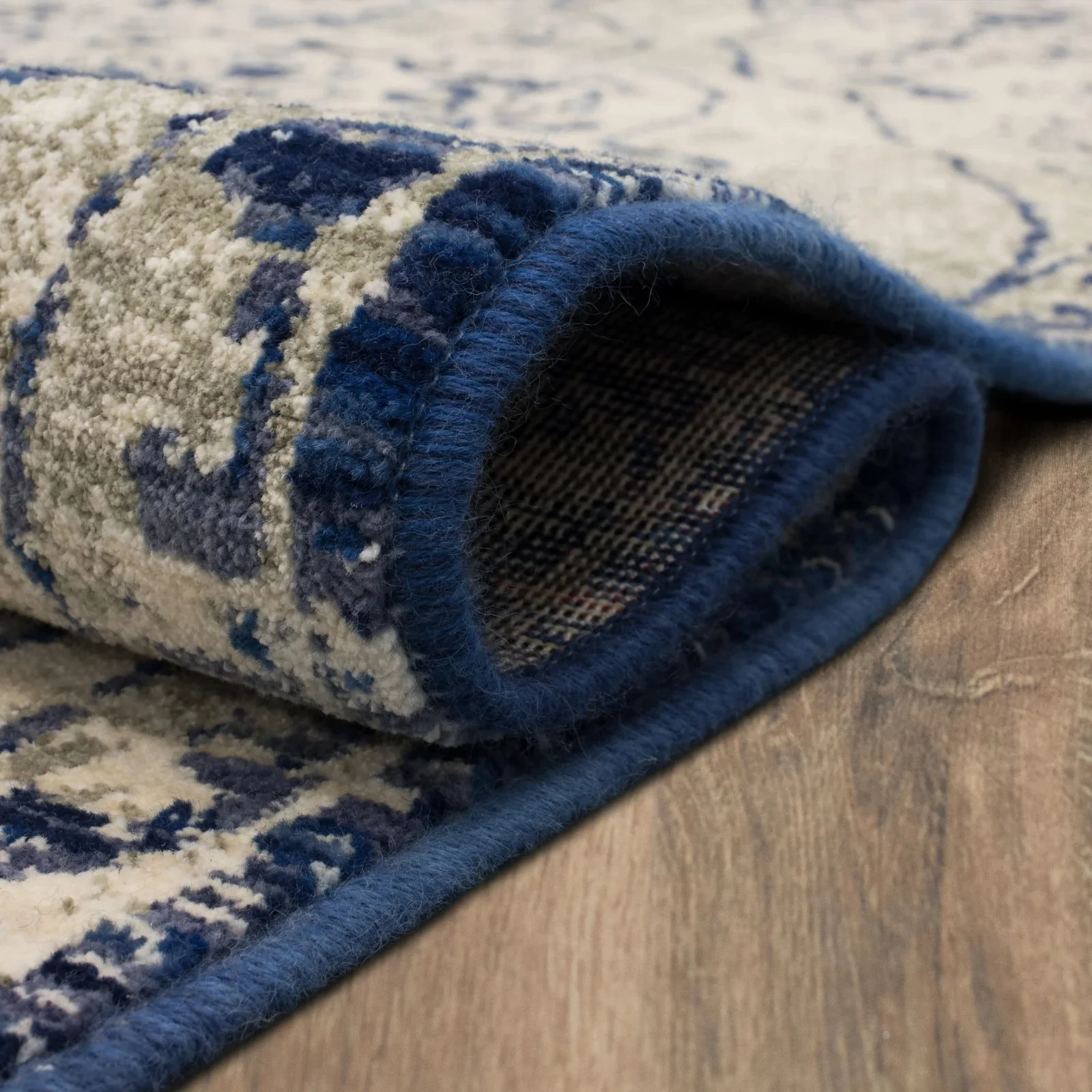 Karastan Tempest Slaney Cobalt Area Rug 5' X 8' - Image 3