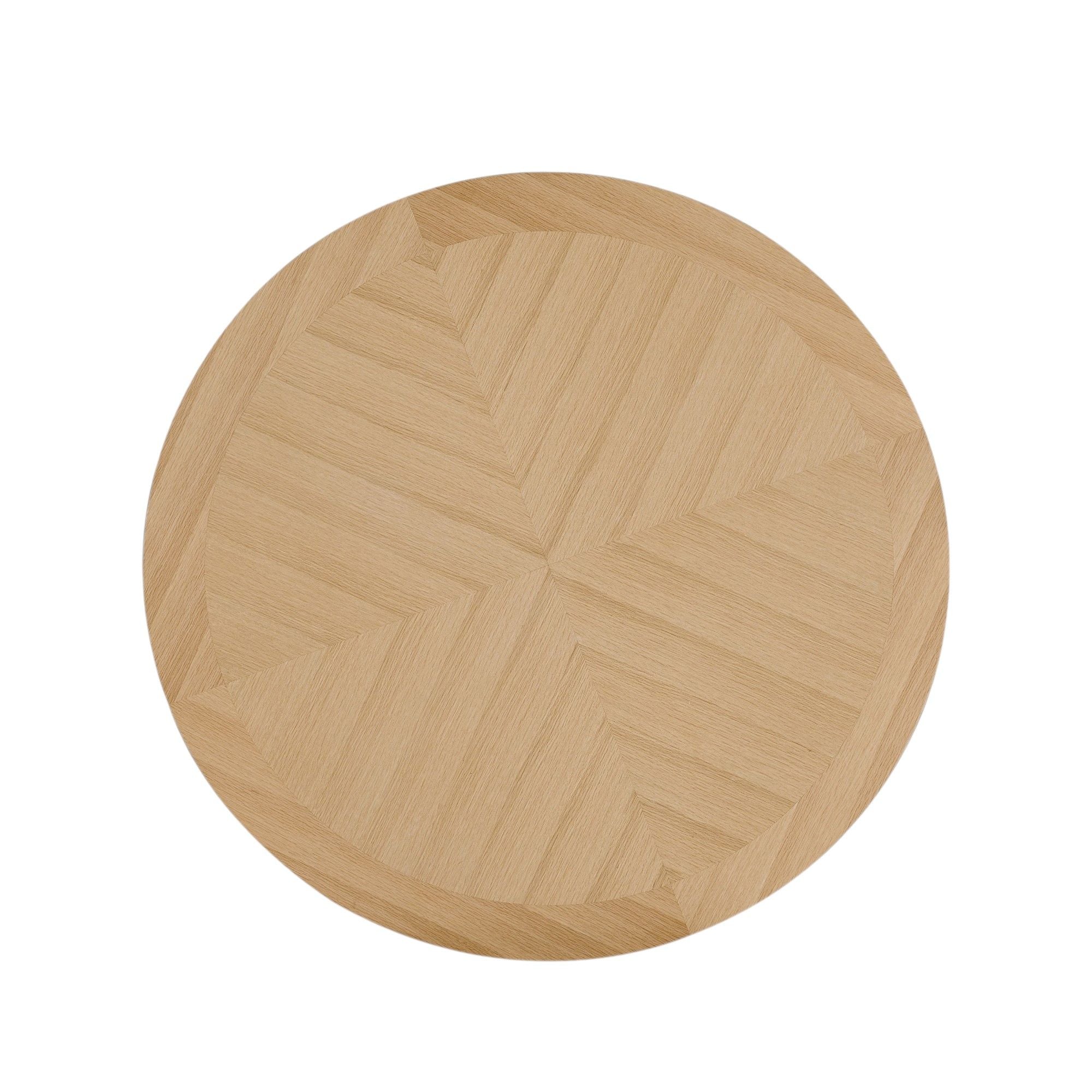 Kasem - Round Dining Table - Oak - Image 3