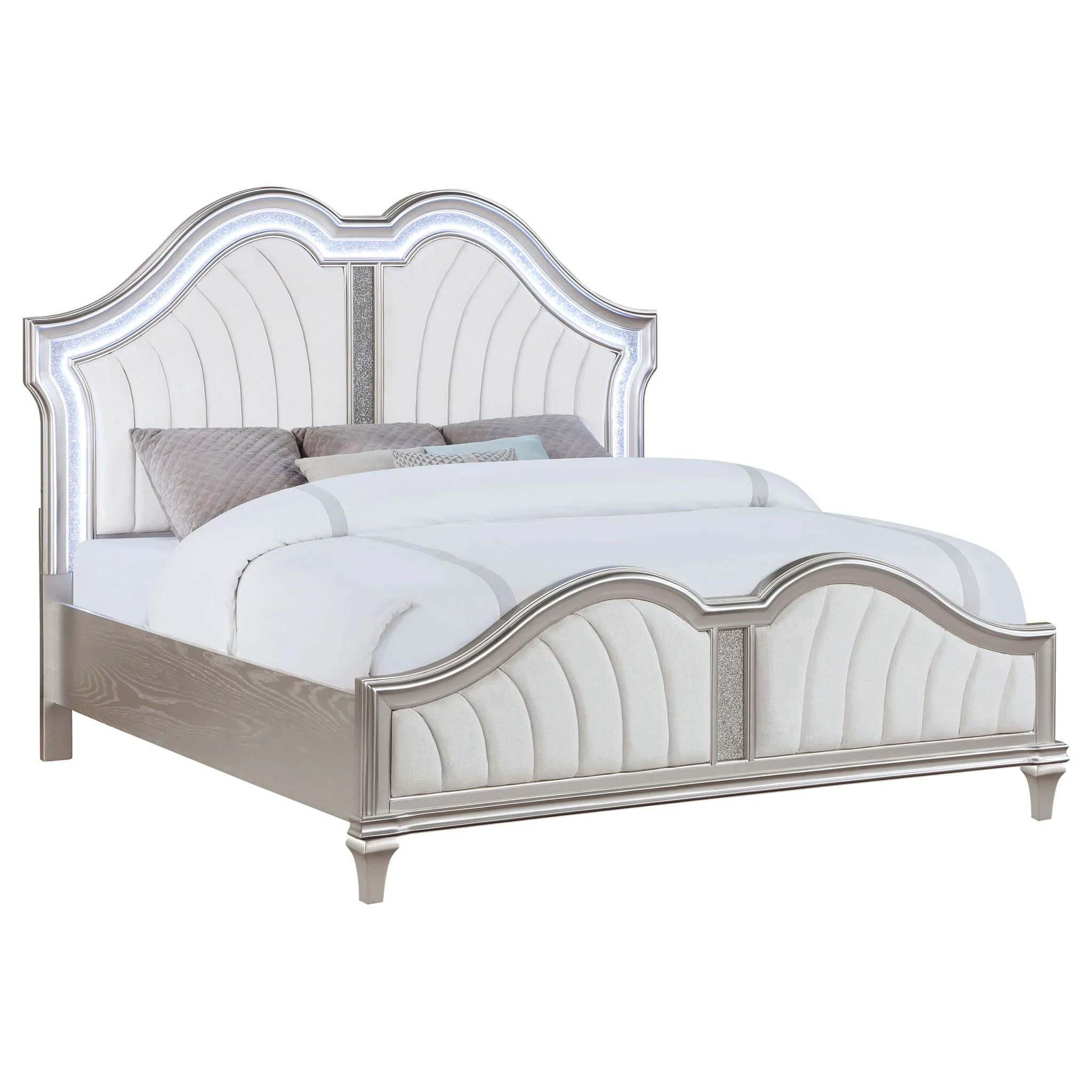 Katerina - Platform Bed With LED Light - Image 6
