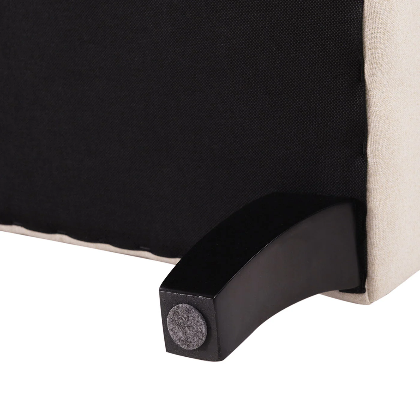 Kathy - Roll Arm Entryway Accent Bench - Sky Neutral Beige - Image 3