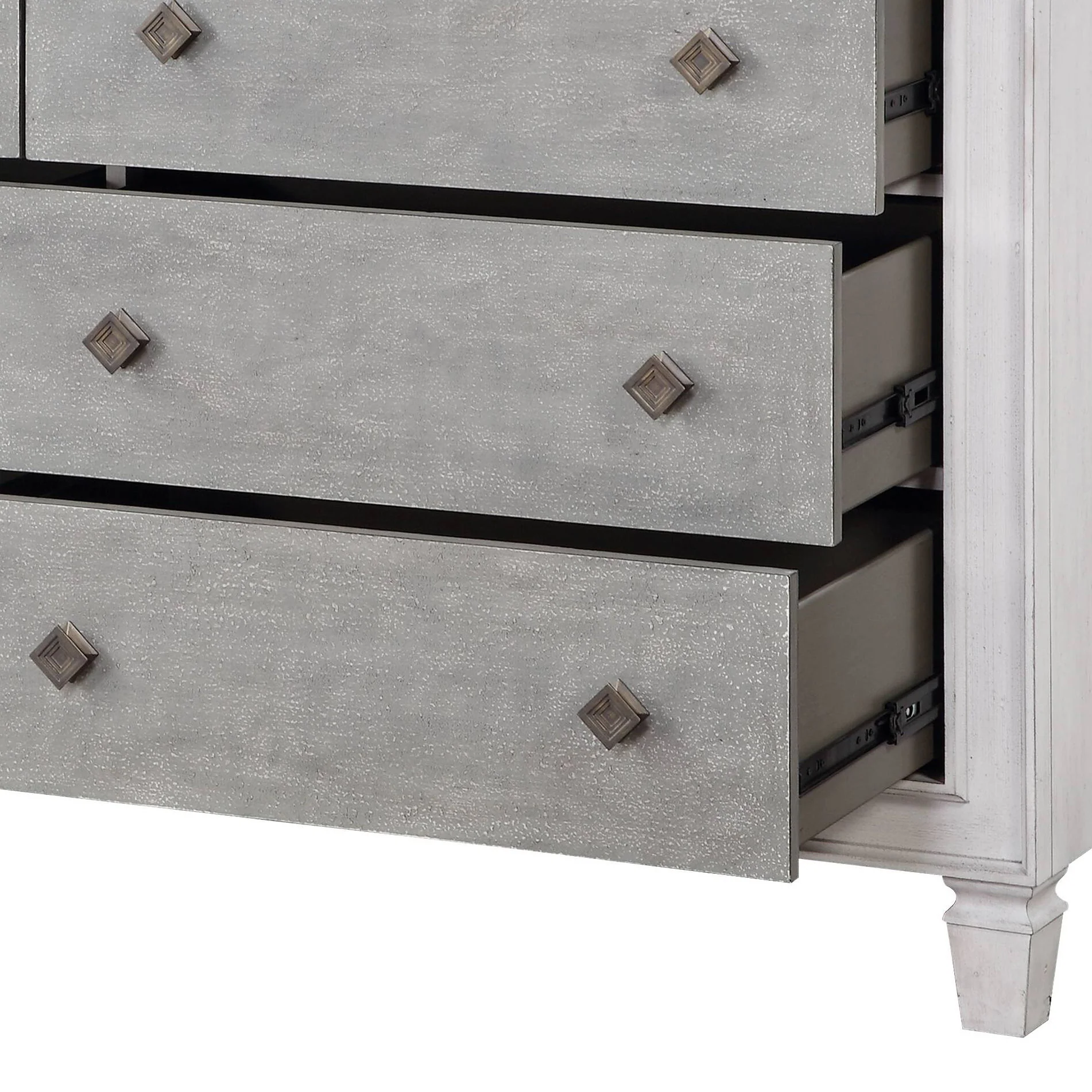 Katia - Weathered Dresser - White - Image 2