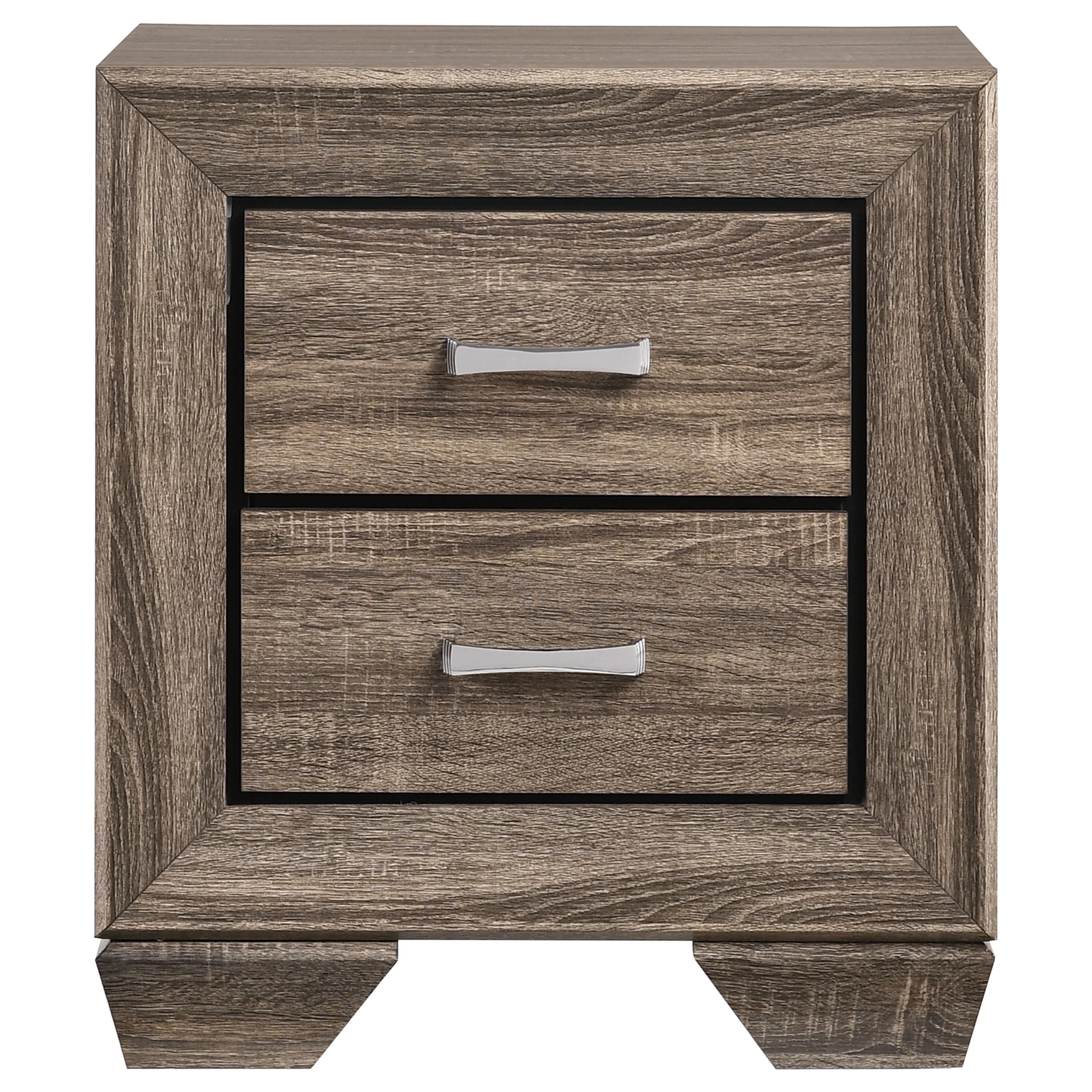 Kauffman 2-Drawer Nightstand in Washed Taupe - Image 5