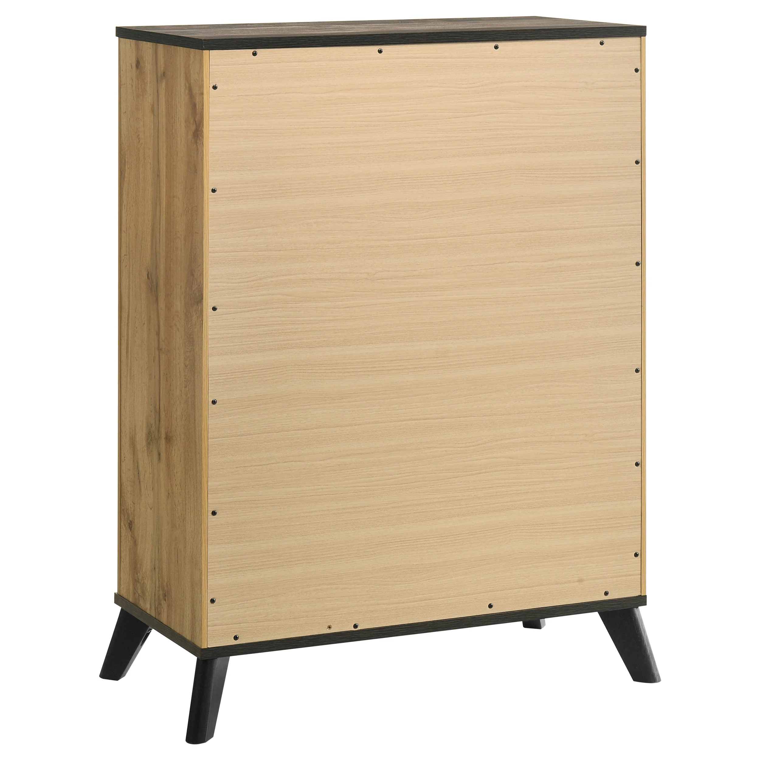 Kaywood 4-Drawer Chest - Weathered Brown & Natural Pine - Image 10