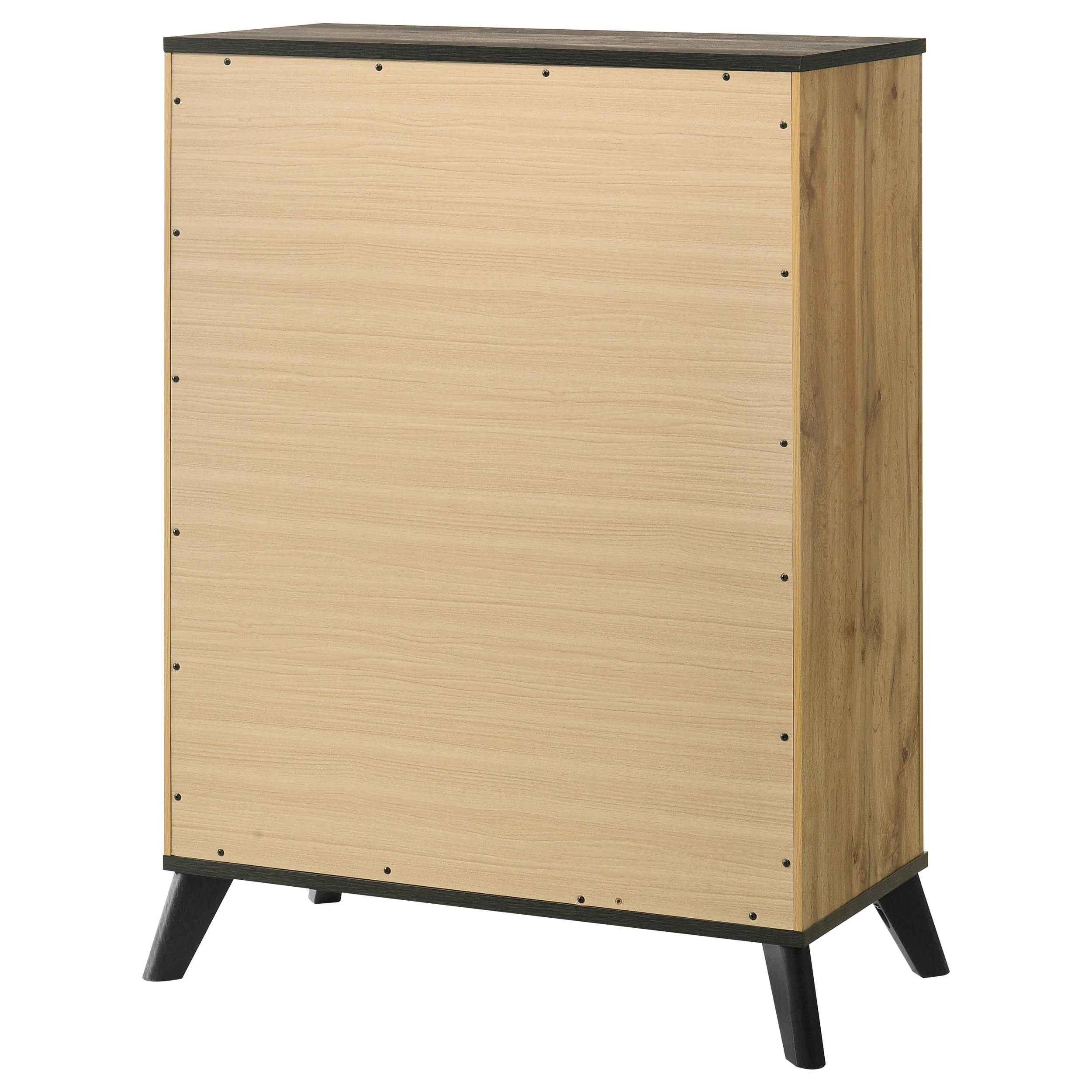 Kaywood 4-Drawer Chest - Weathered Brown & Natural Pine - Image 7