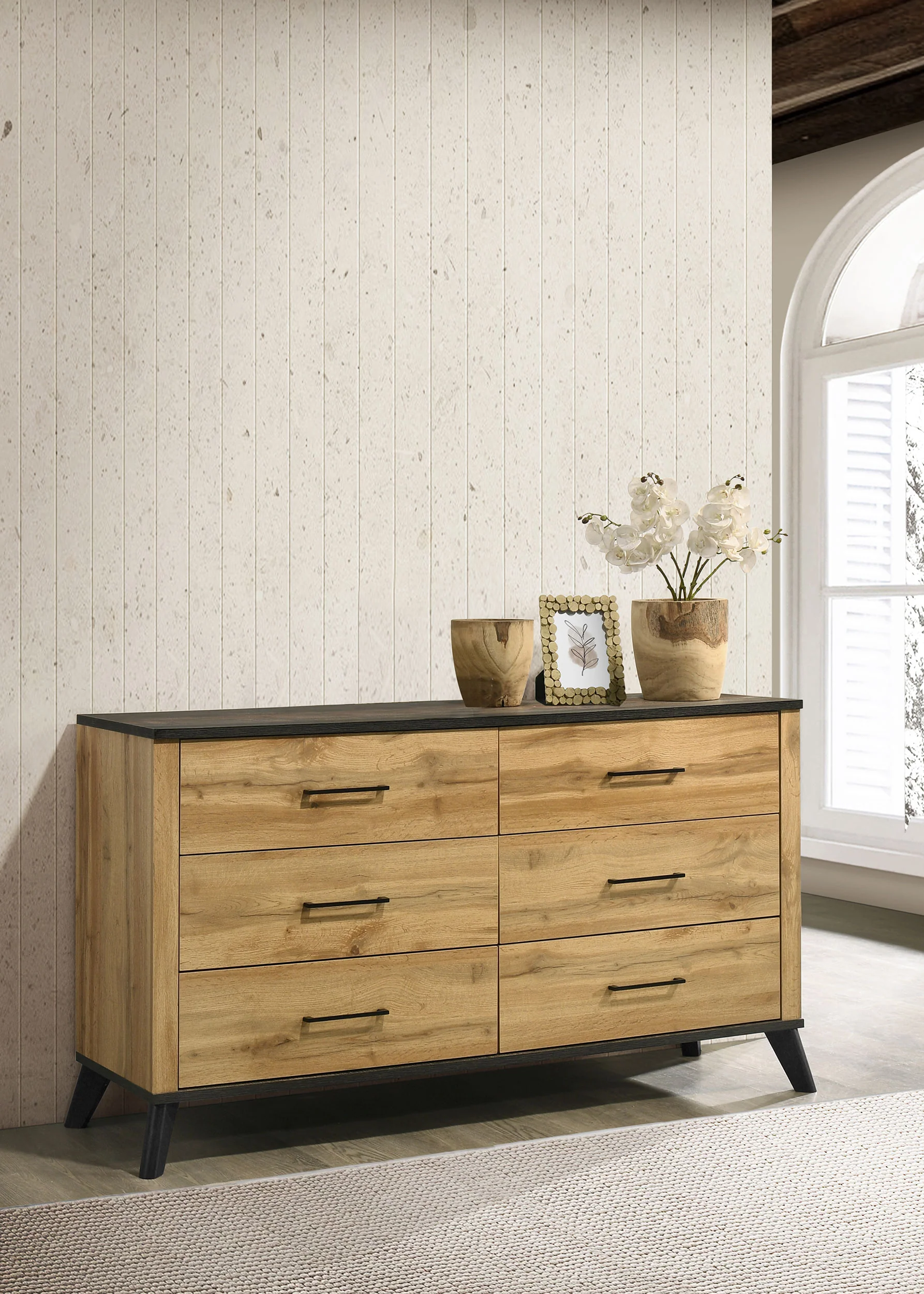 Kaywood 6-Drawer Dresser, Natural Pine - Image 4