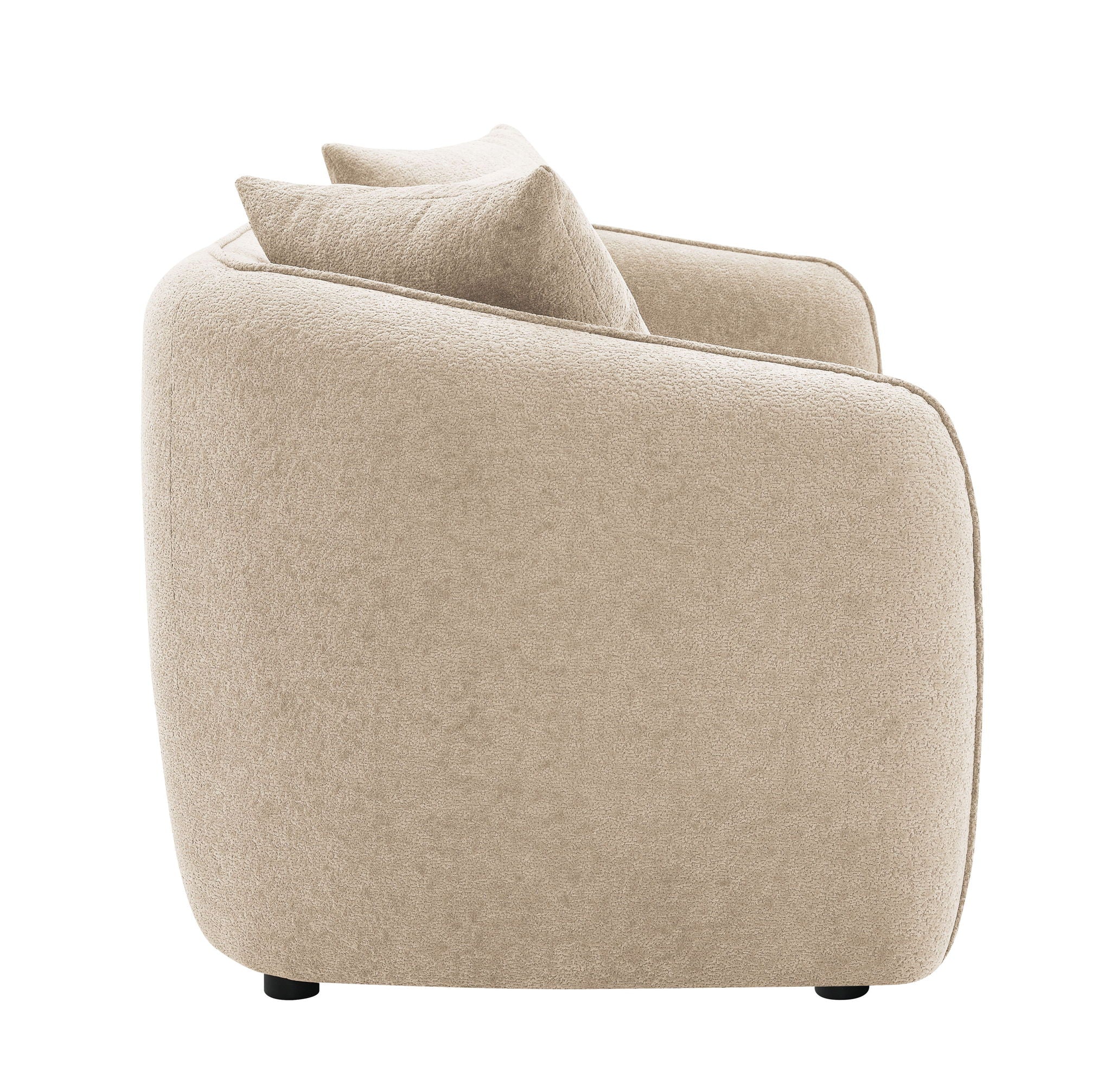 Keith - Sofa With 3 Matching Color Toss Pillows - Image 3