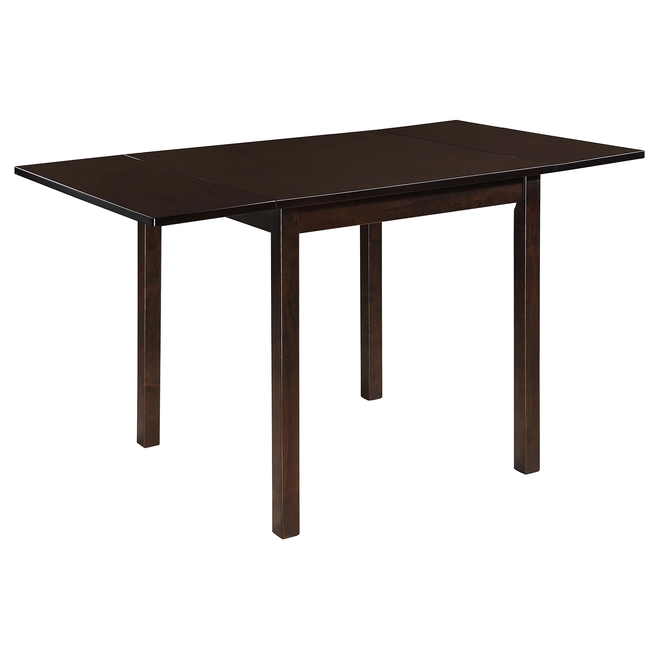Kelso 3-Piece Drop Leaf Dining Table Set Cappuccino - Image 3