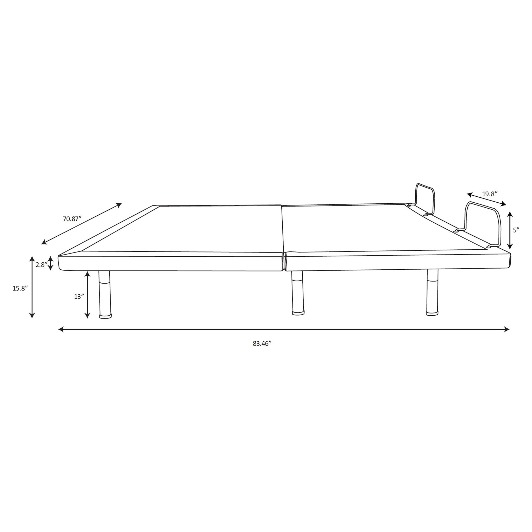 Kelven - Adjustable Bed Base With Wireless Remote And Dual Massage Motors - Image 9