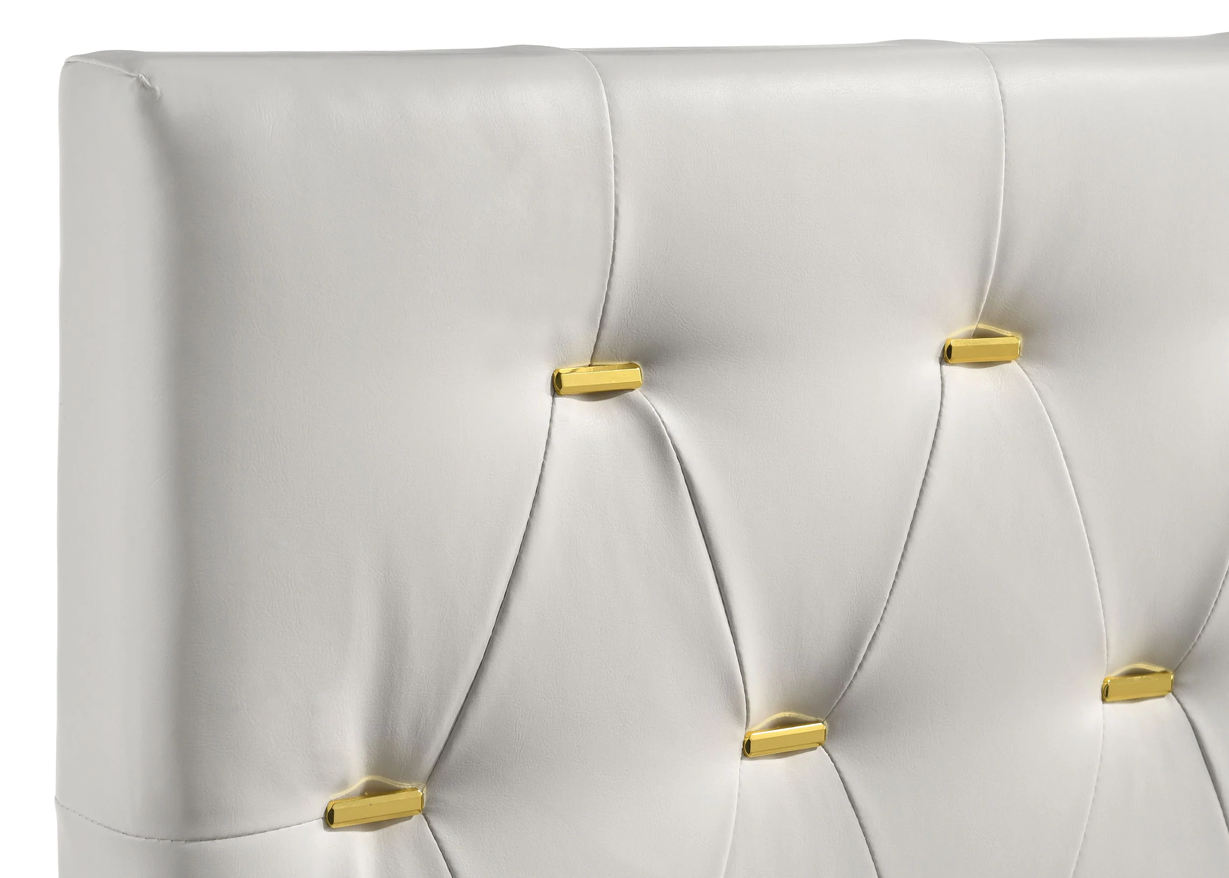 Kendall Upholstered Eastern King Panel Bed in White - Image 10
