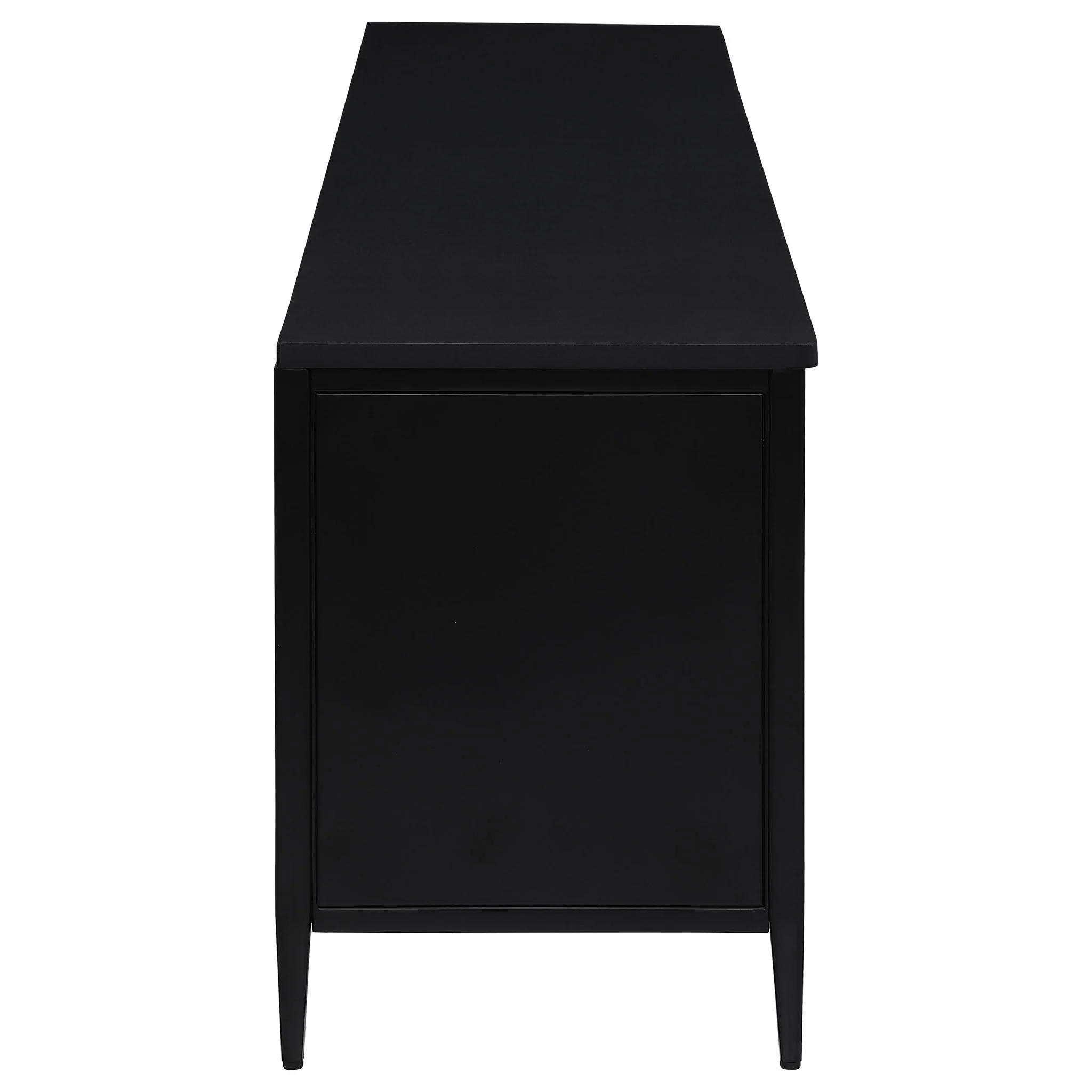 Kenneth - 4 Door TV Stand - Black - Image 3
