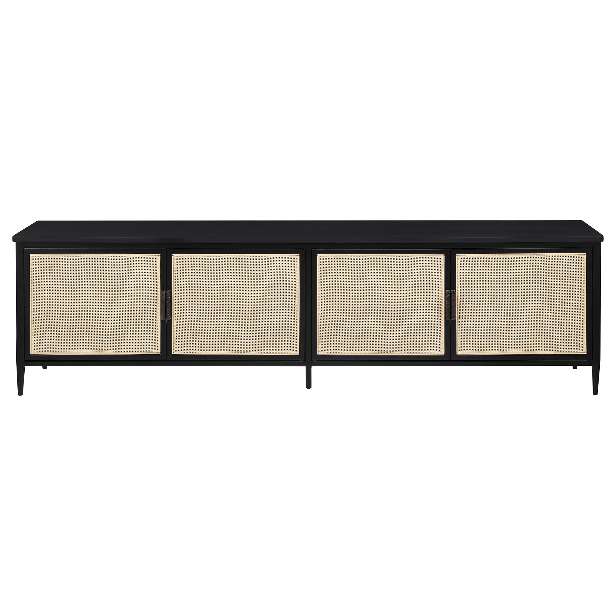 Kenneth - 4 Door TV Stand - Black - Image 9