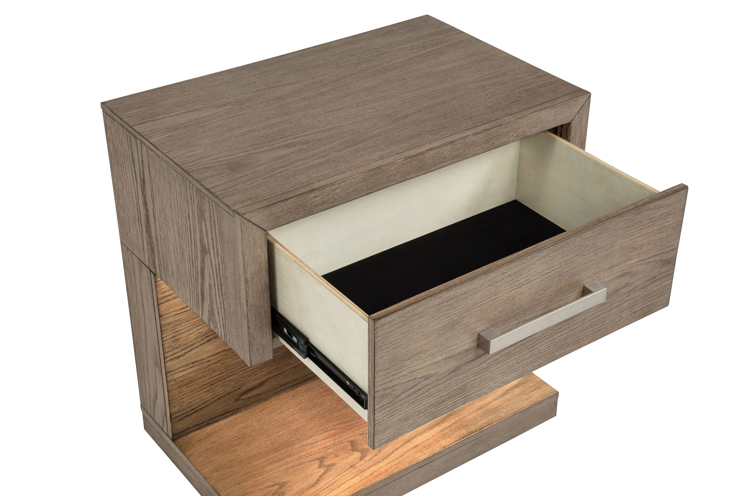 Kenora 1-Drawer Nightstand with LED Light, Barley Brown - Image 6