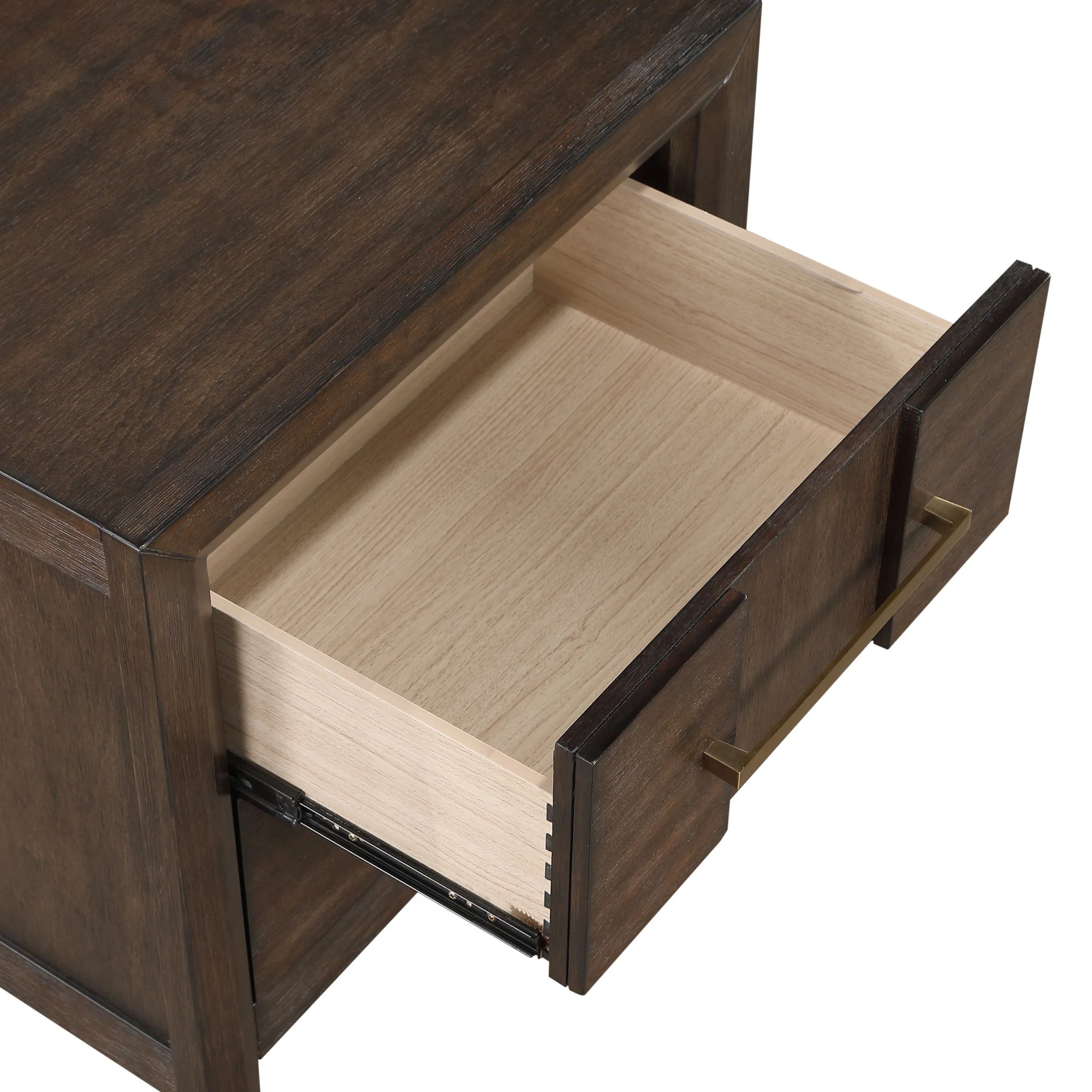 Kenzo - 2 Drawer Nightstand - Walnut - Image 5