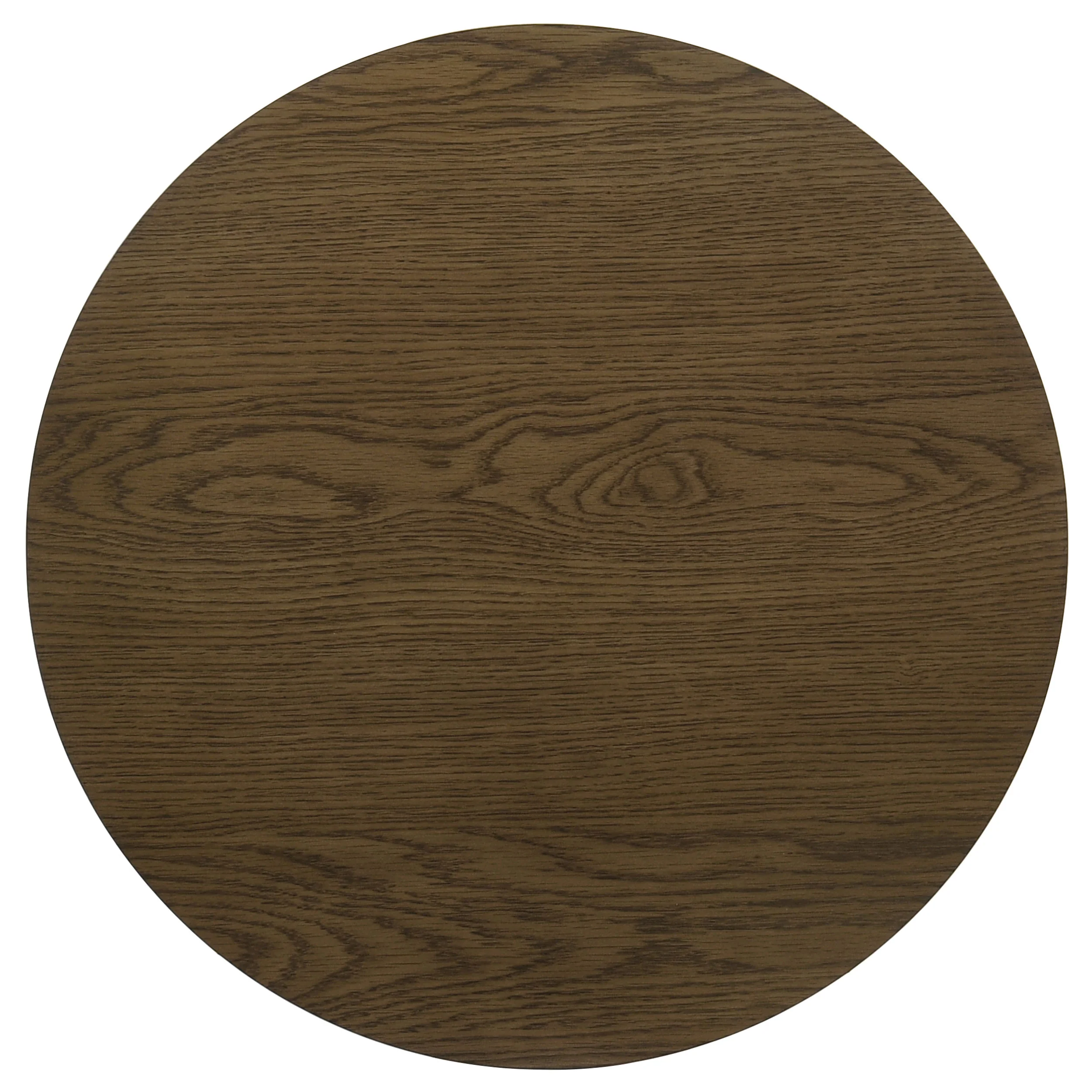 Kessler 2-Piece Round Sculptural Wood Coffee Table Set, Brown - Image 6