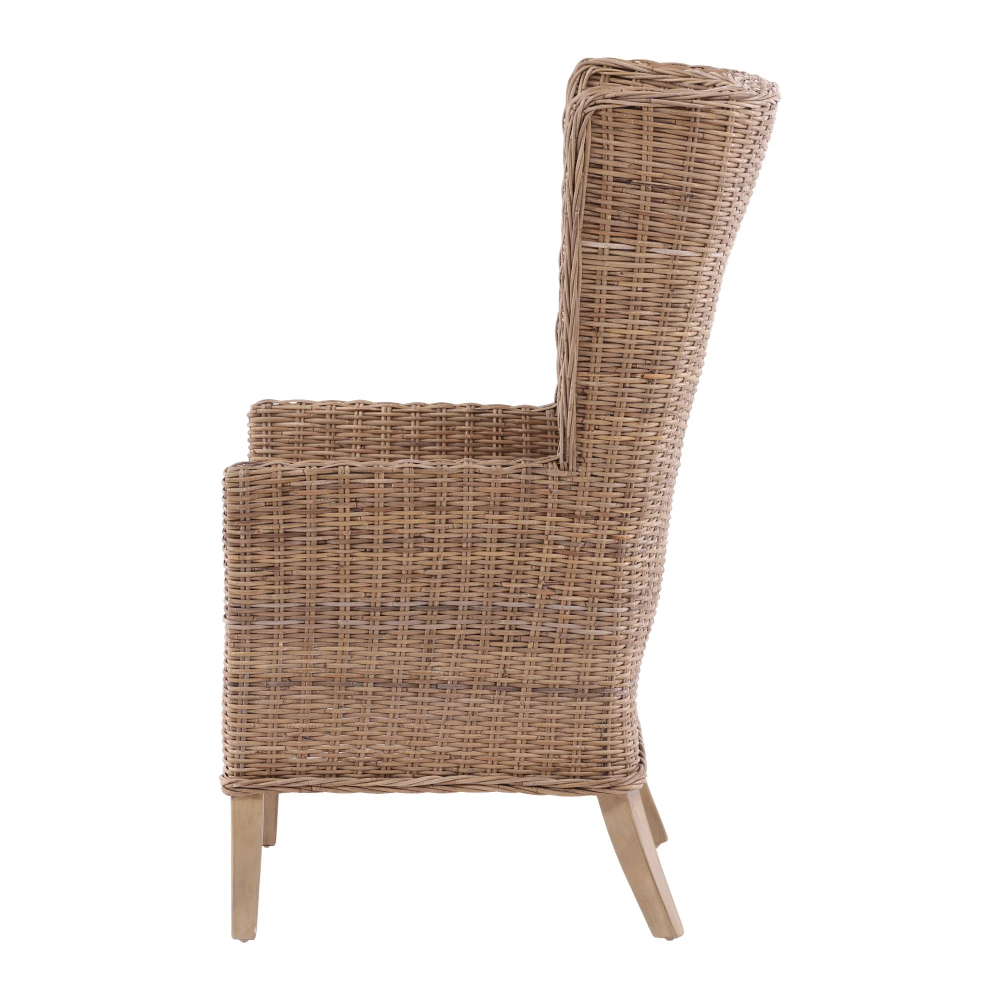 Key Largo - Host Chair (Set of 2) - Light Brown - Image 7