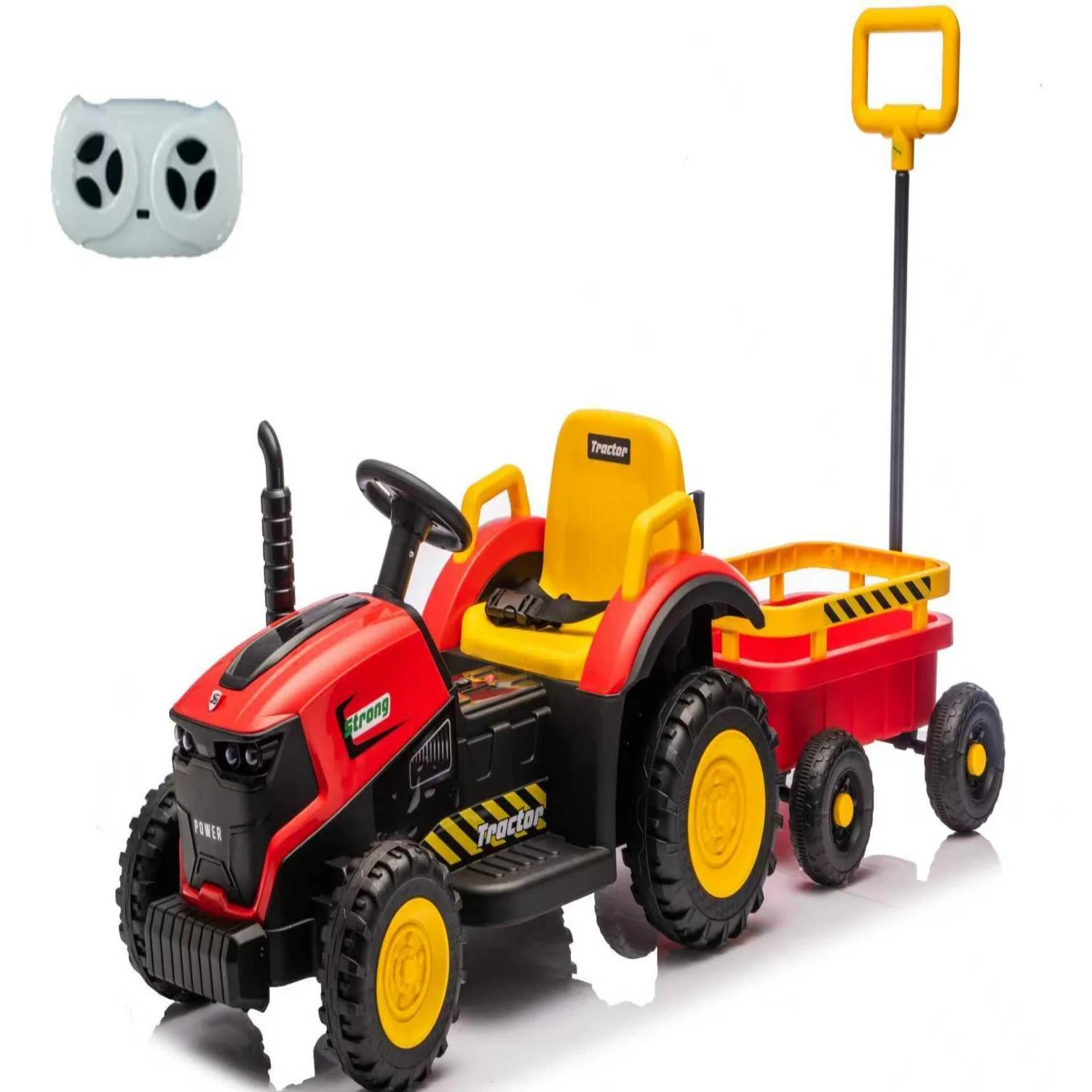 Kids Electric Ride On Tractor With Trailer - Image 2