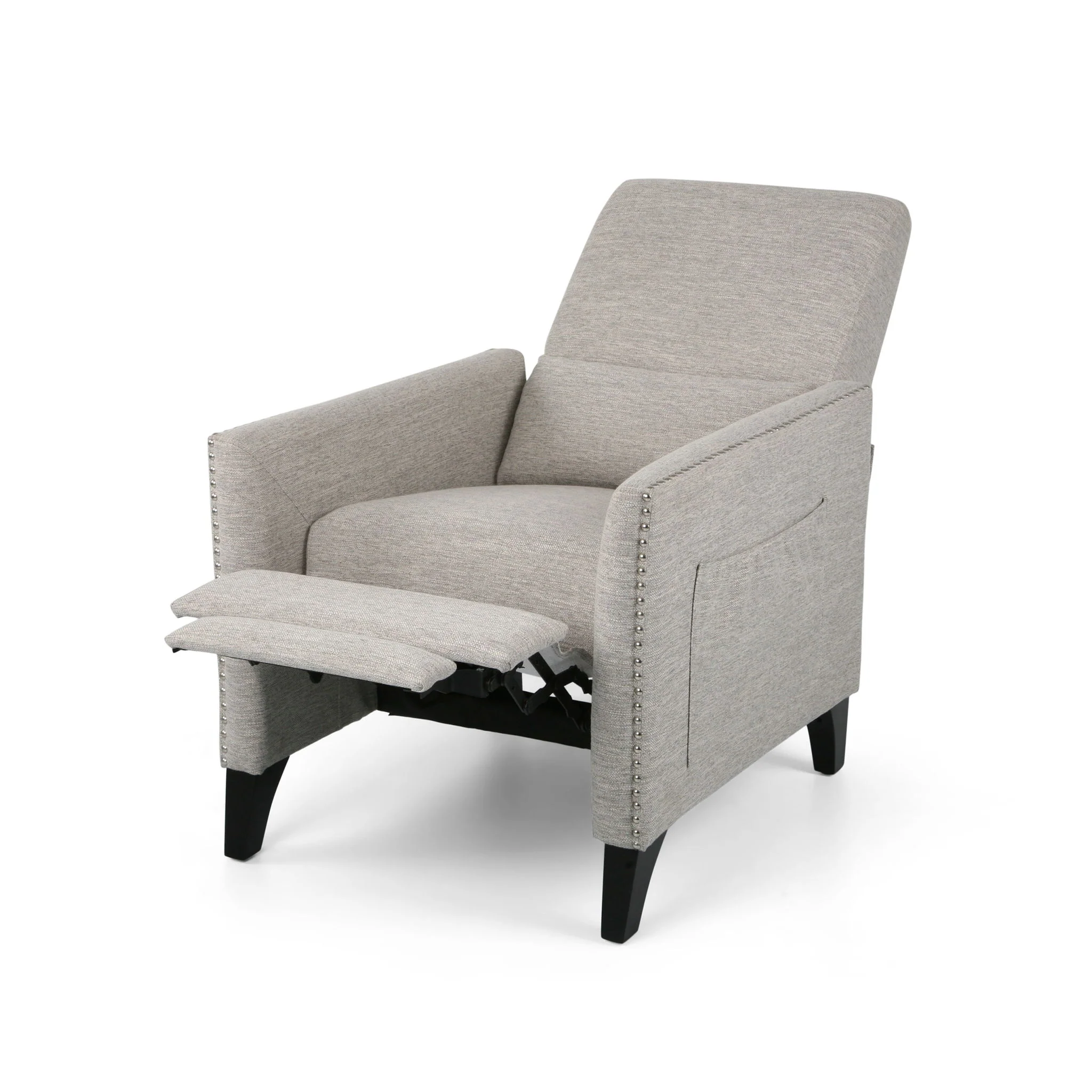 Kiersten - Contemporary Fabric Pushback Recliner - Image 14