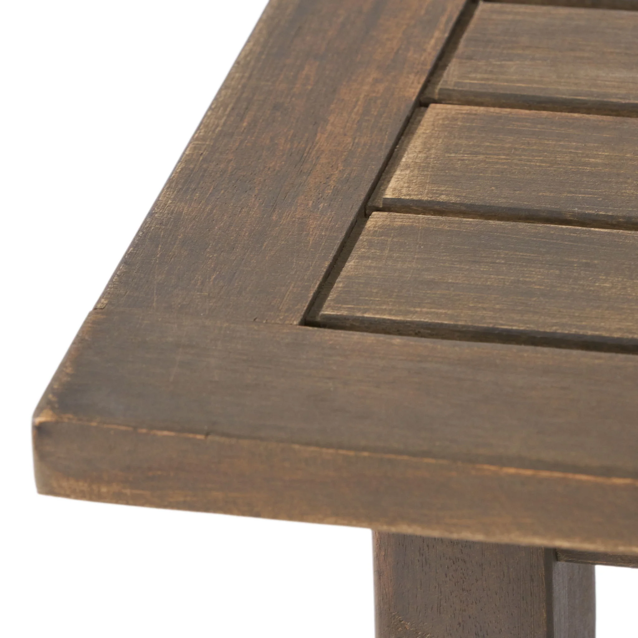 Kinesis - Outdoor Side Table With Slatted Top And Wood Frame - Image 18