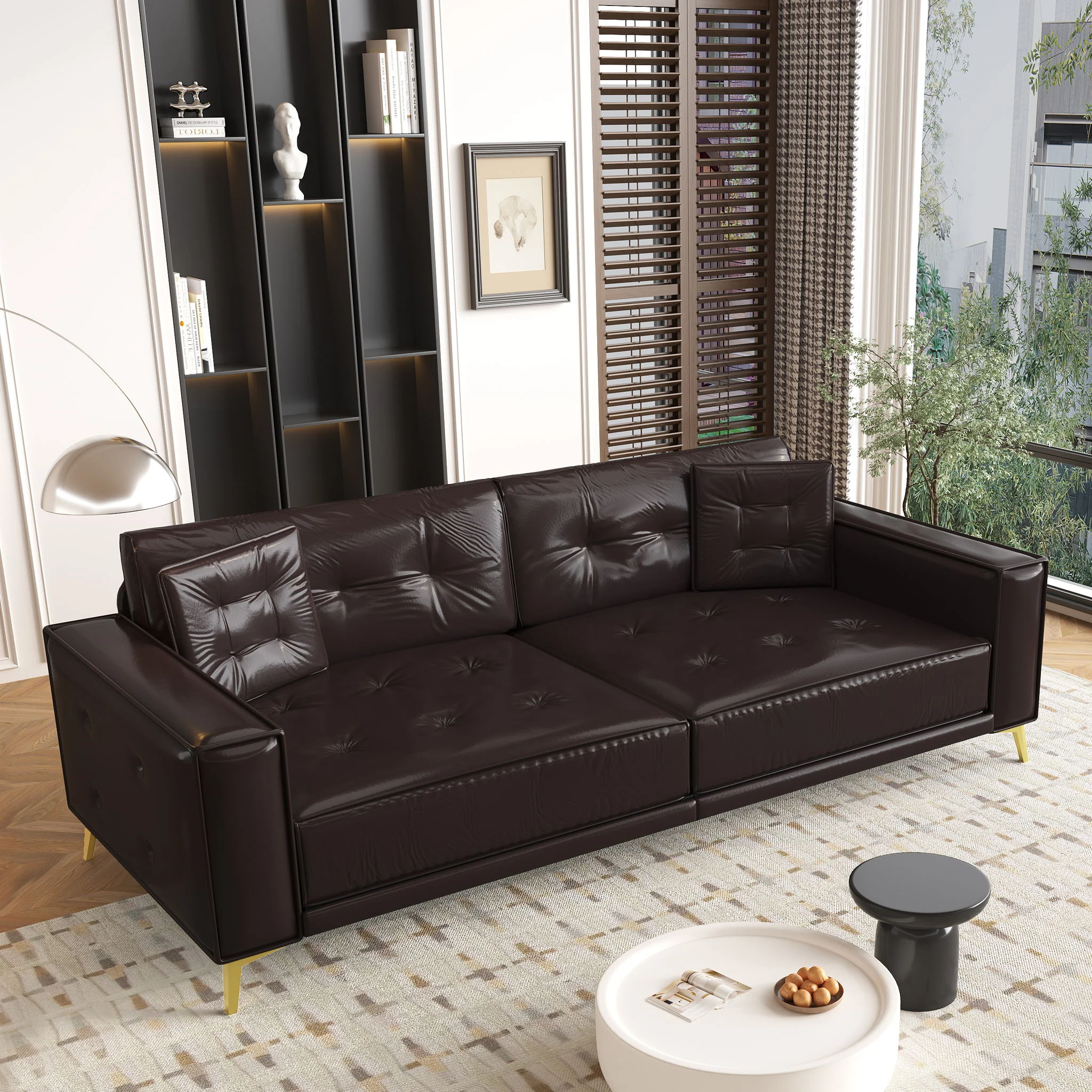 King Size Pull Out Sofa Bed 3 In 1 - Image 22