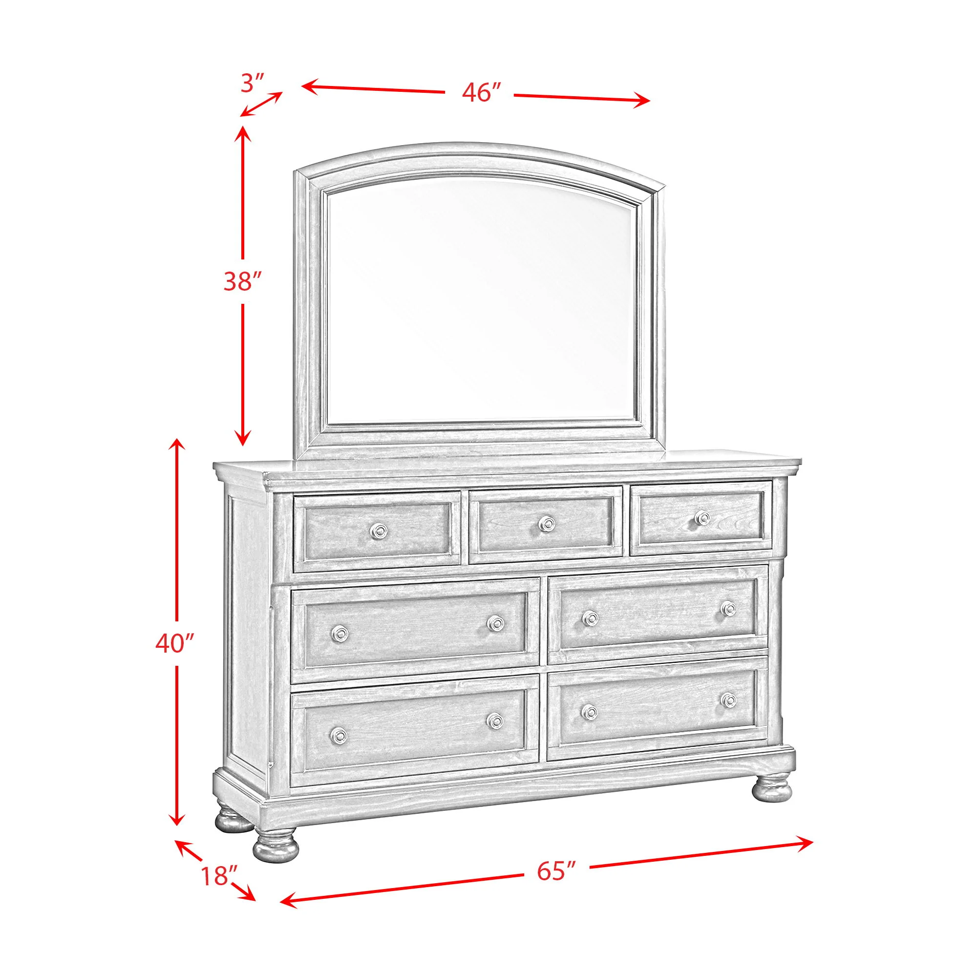 Kingston - Dresser - Image 7
