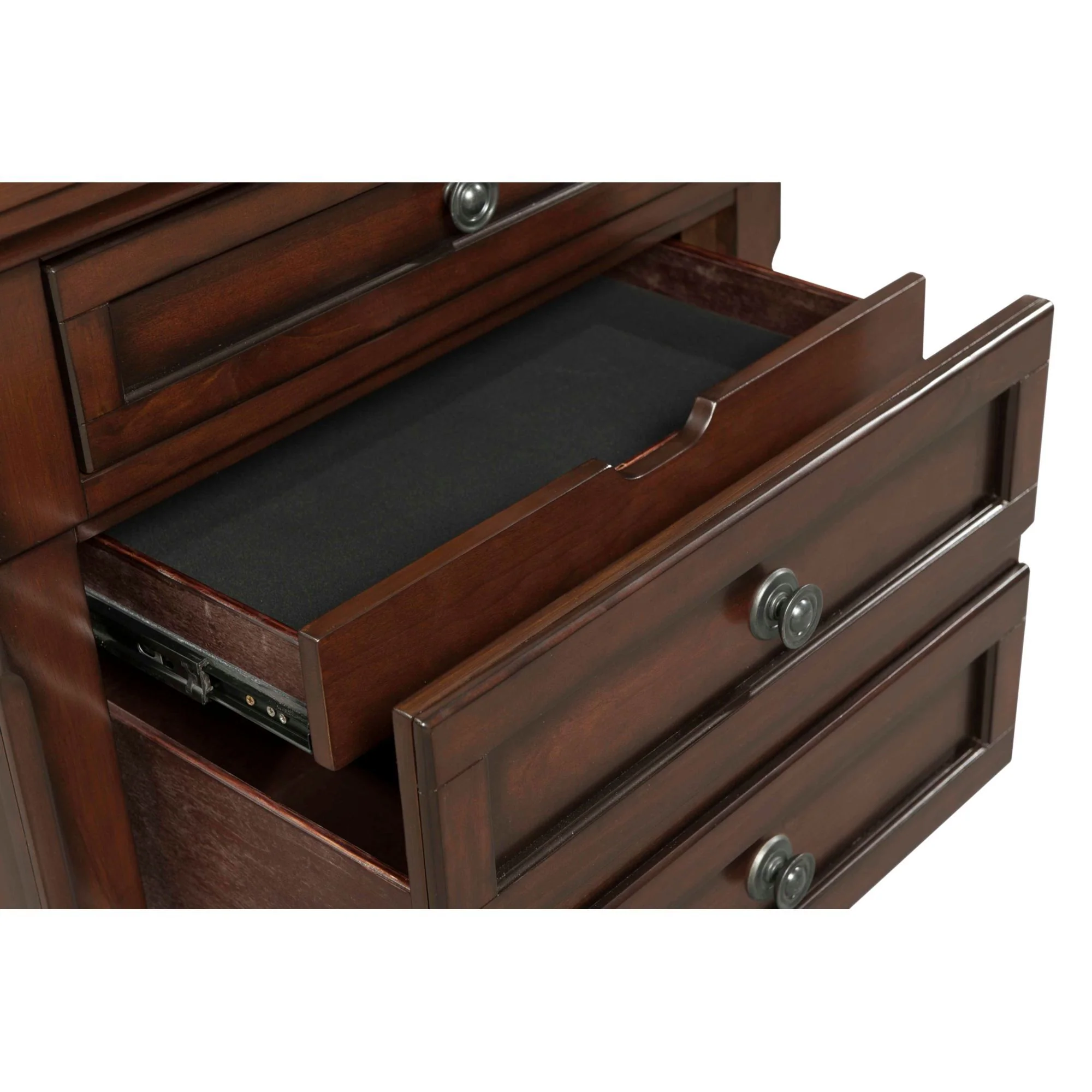 Kingston - Nightstand With Power - Walnut - Image 4
